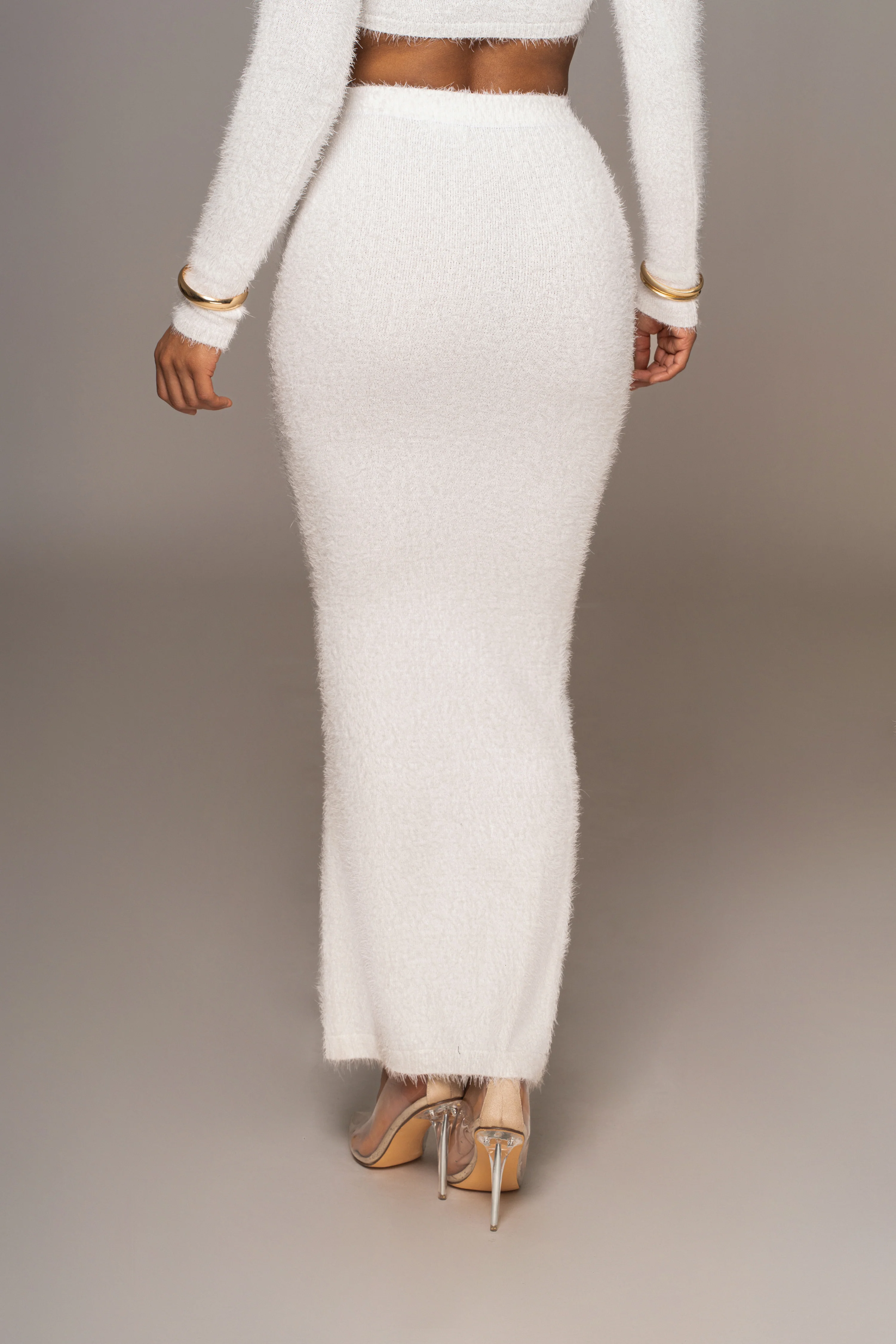 Ivory Annette Sweater Knit Skirt Set - Image 6