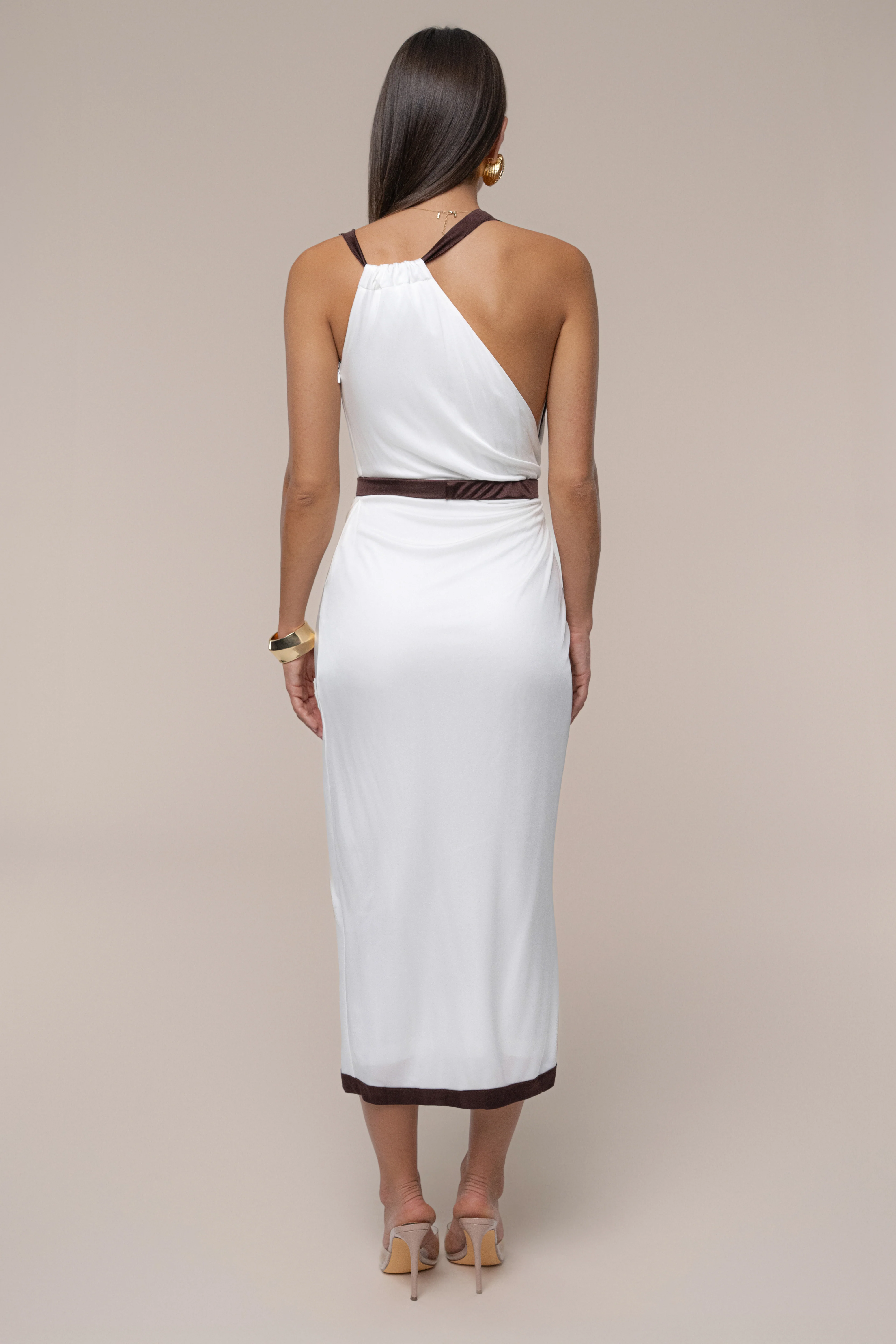 Ivory Anniversary Belted Wrap Dress - Image 7