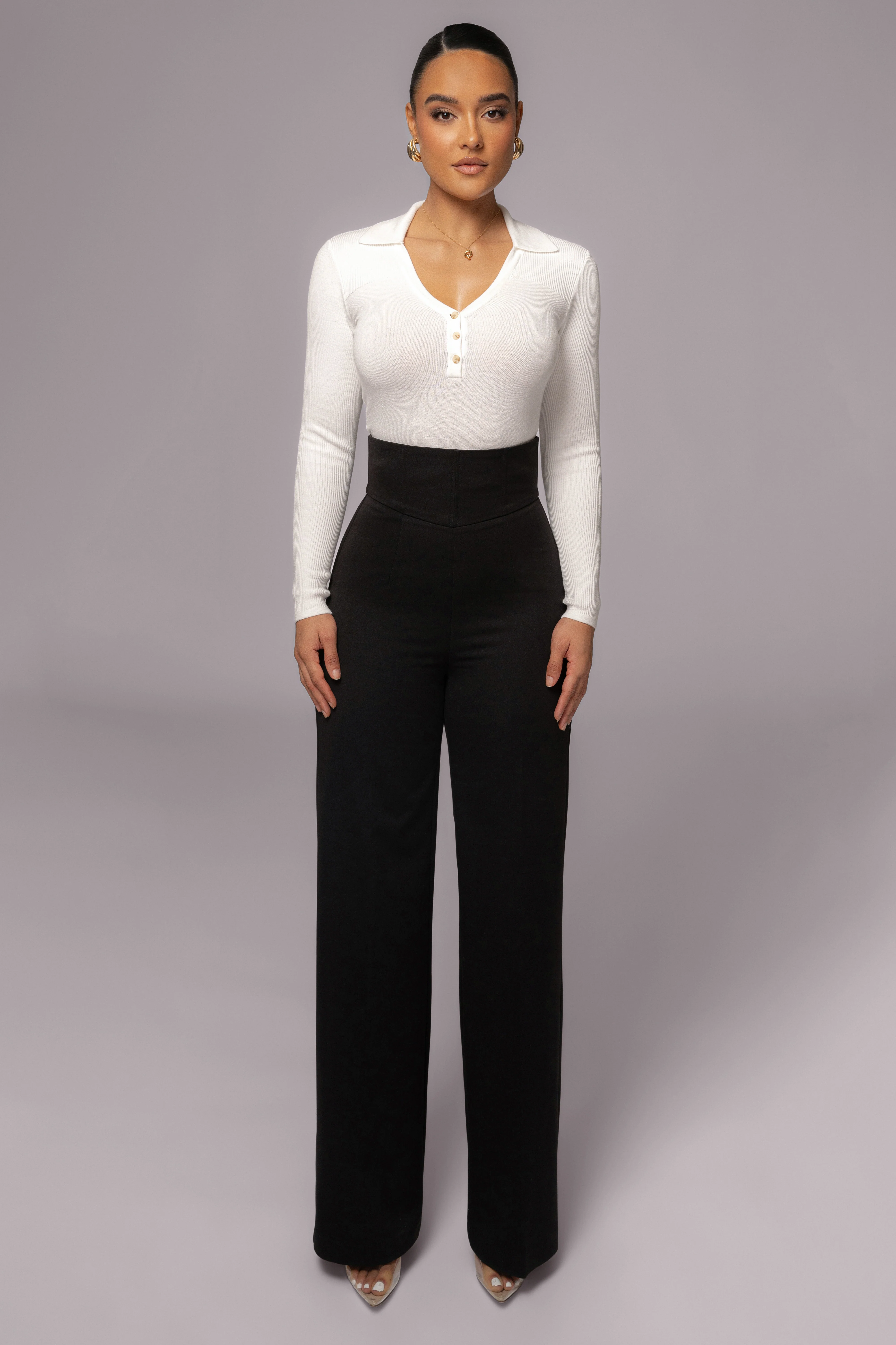 Ivory Ashley Collared Top - Image 5