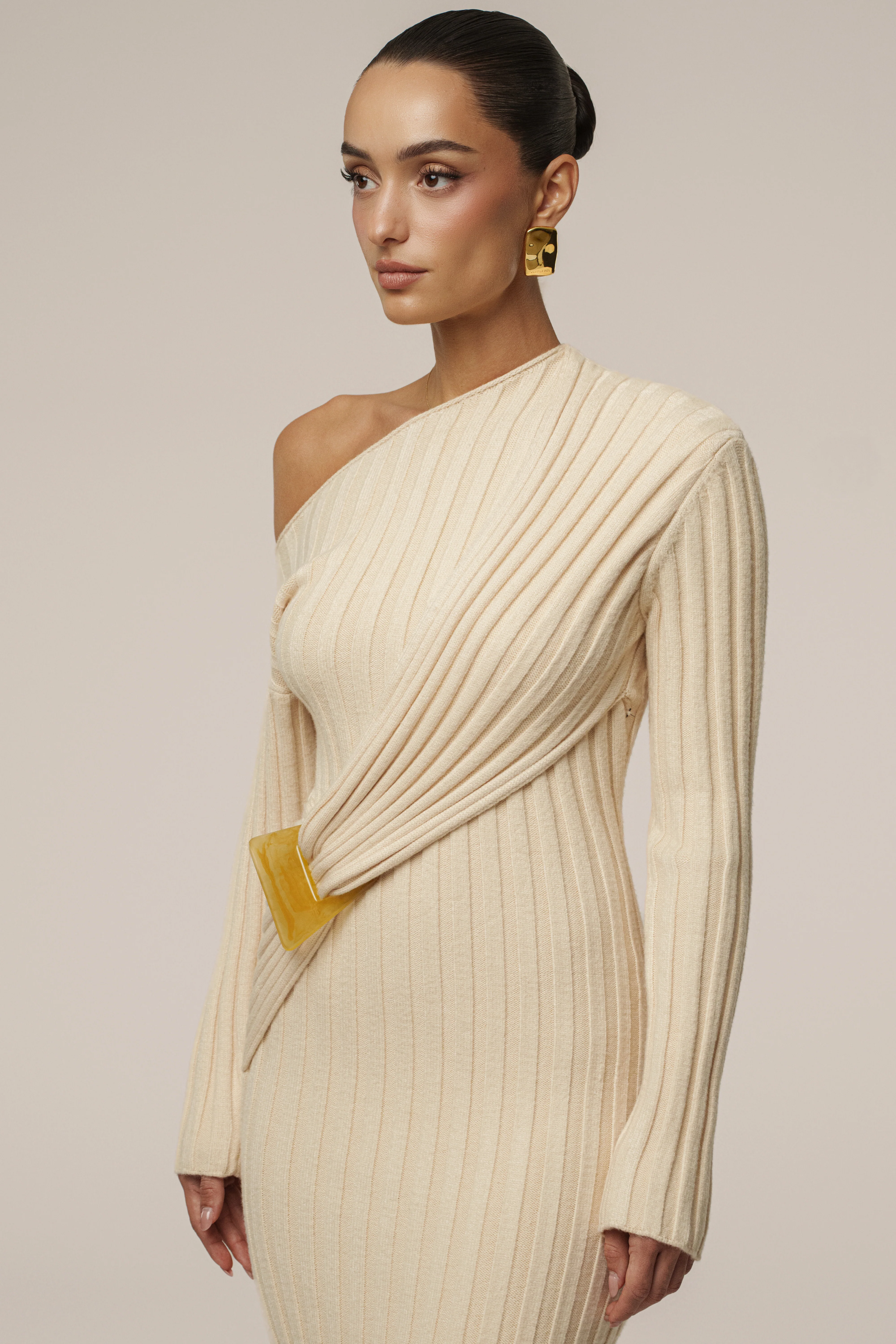 Ivory Auttomn Maxi Dress - Image 3
