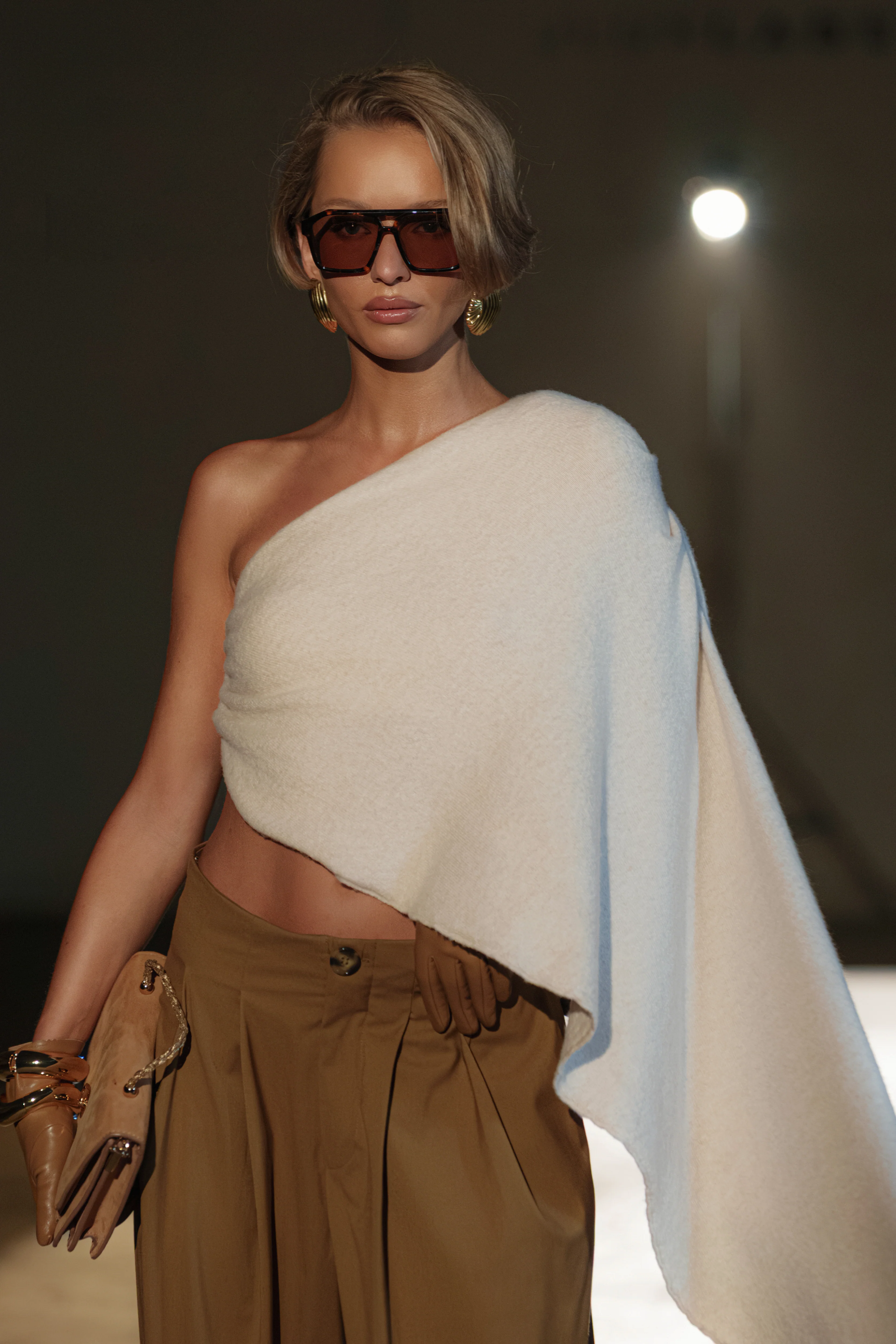 Ivory Capsule One Shoulder Top - Image 3