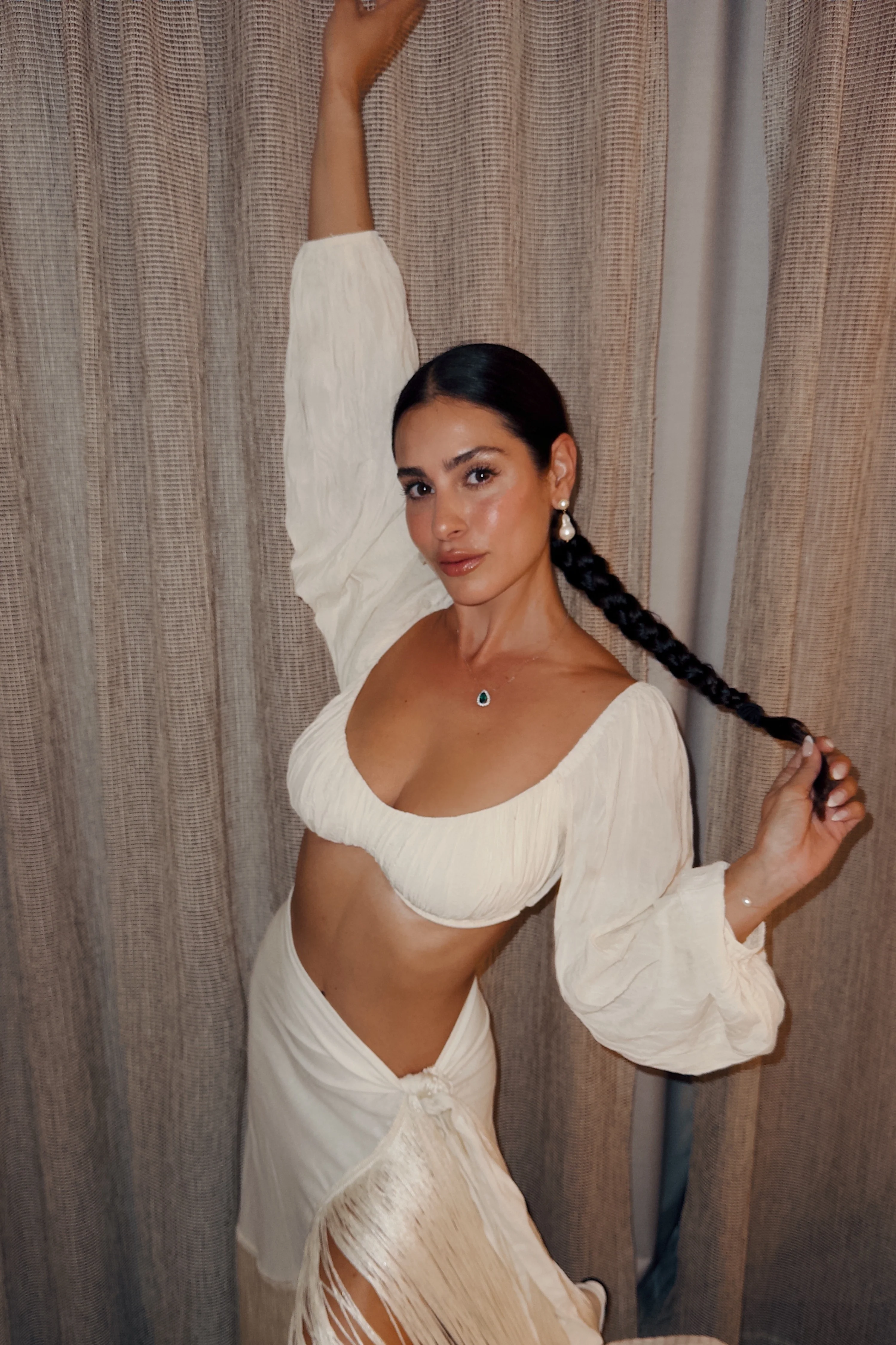 Ivory Carey Long Sleeve Top - Image 2