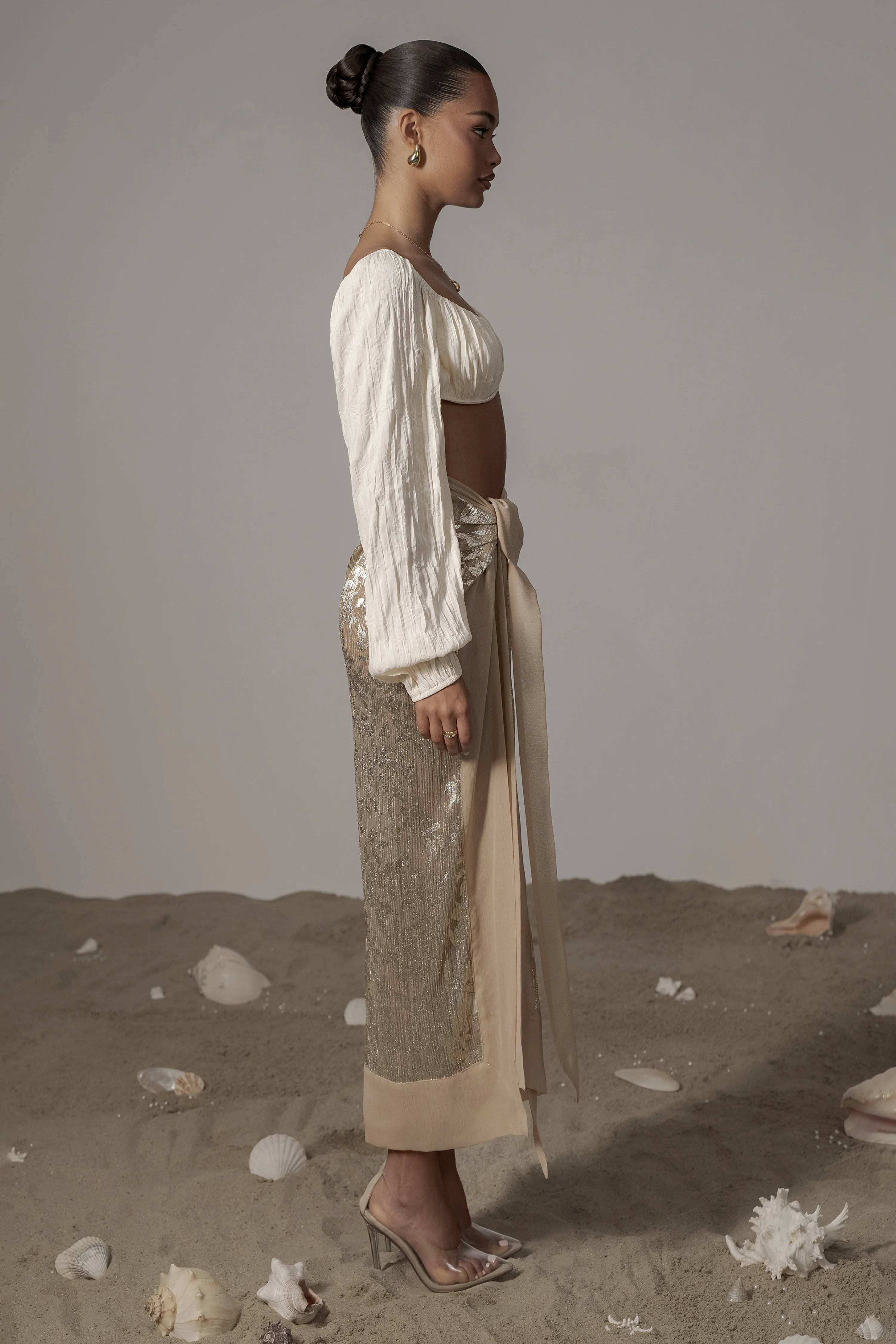 Ivory Carey Long Sleeve Top - Image 6