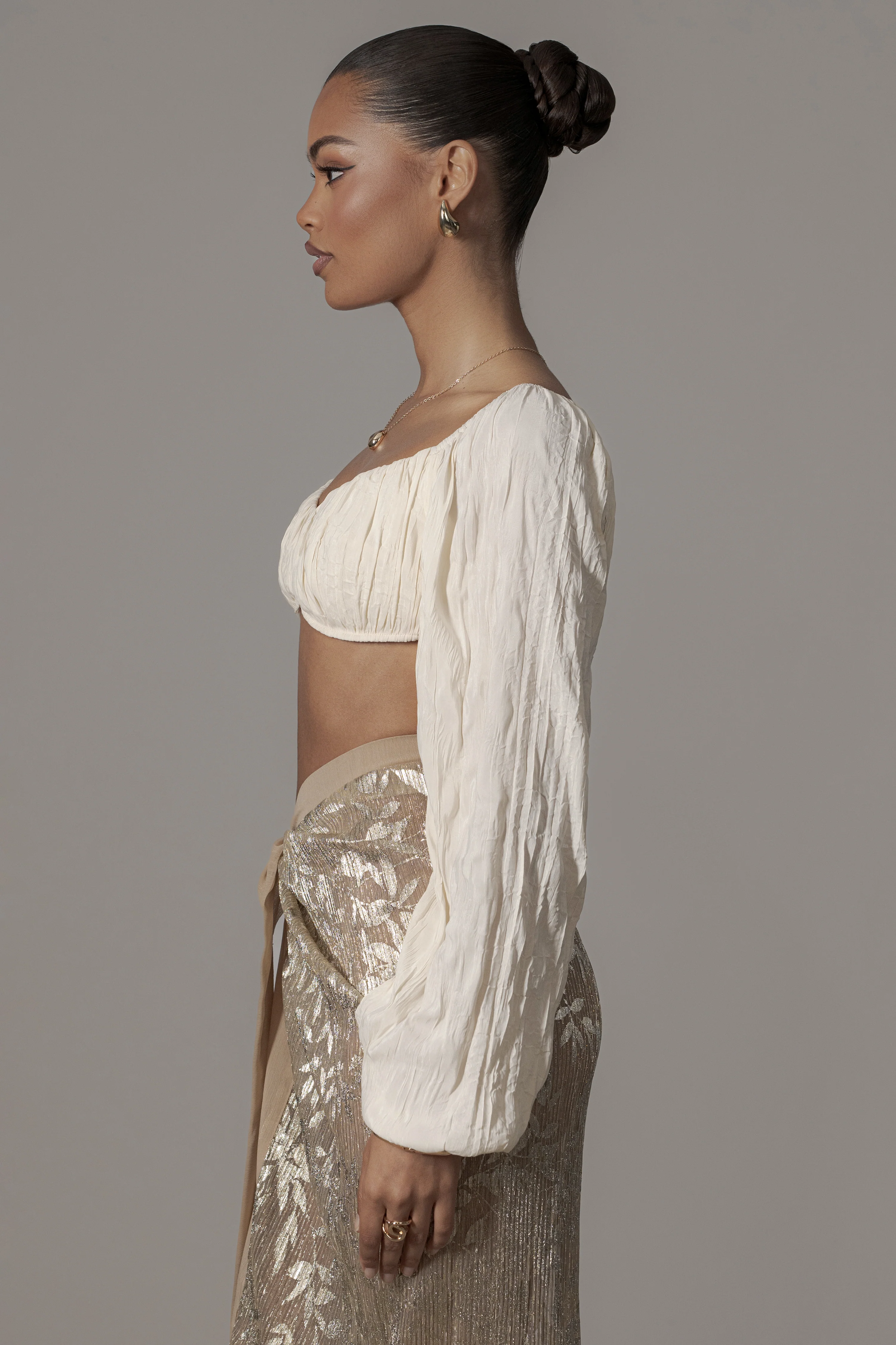 Ivory Carey Long Sleeve Top - Image 7