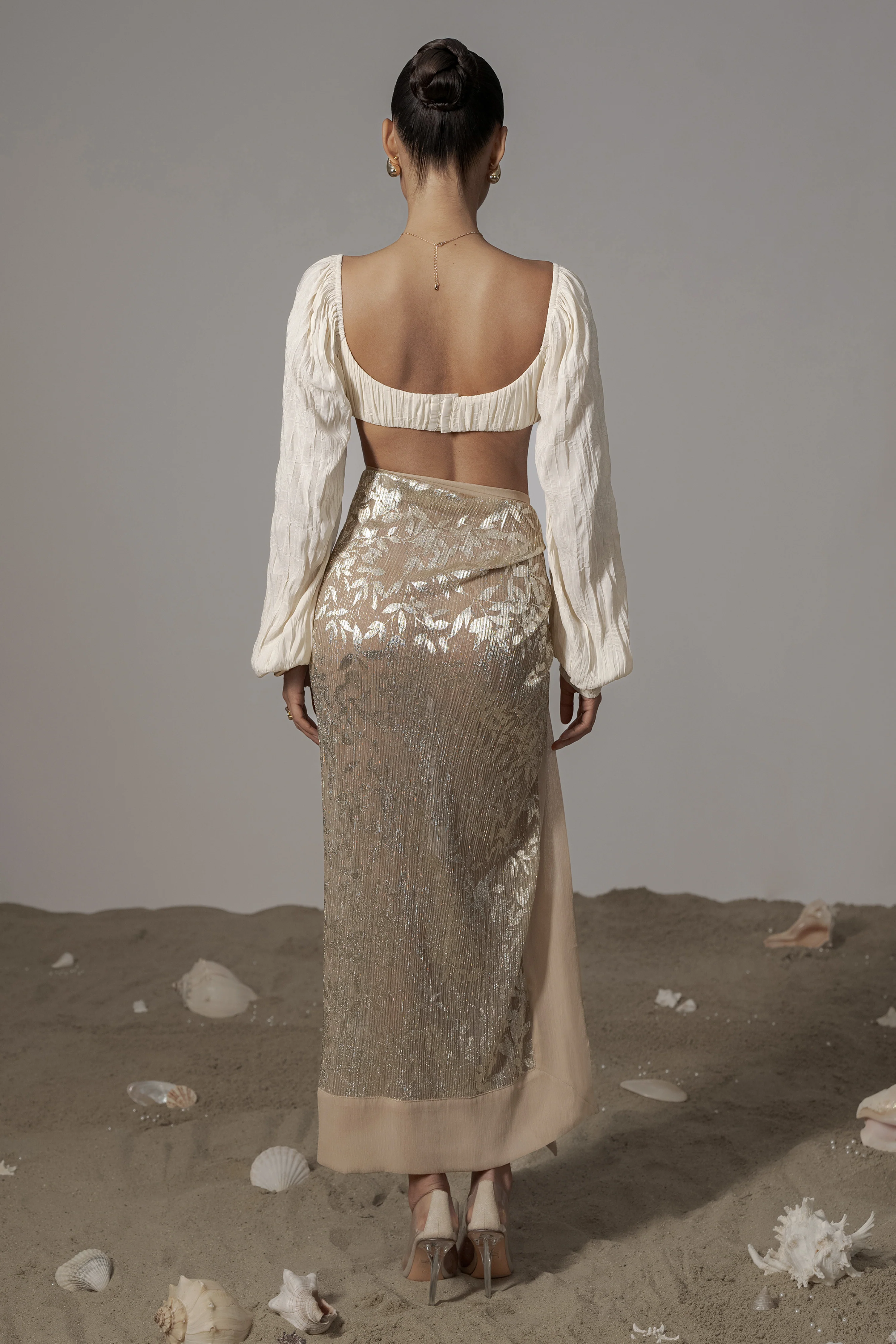 Ivory Carey Long Sleeve Top - Image 8