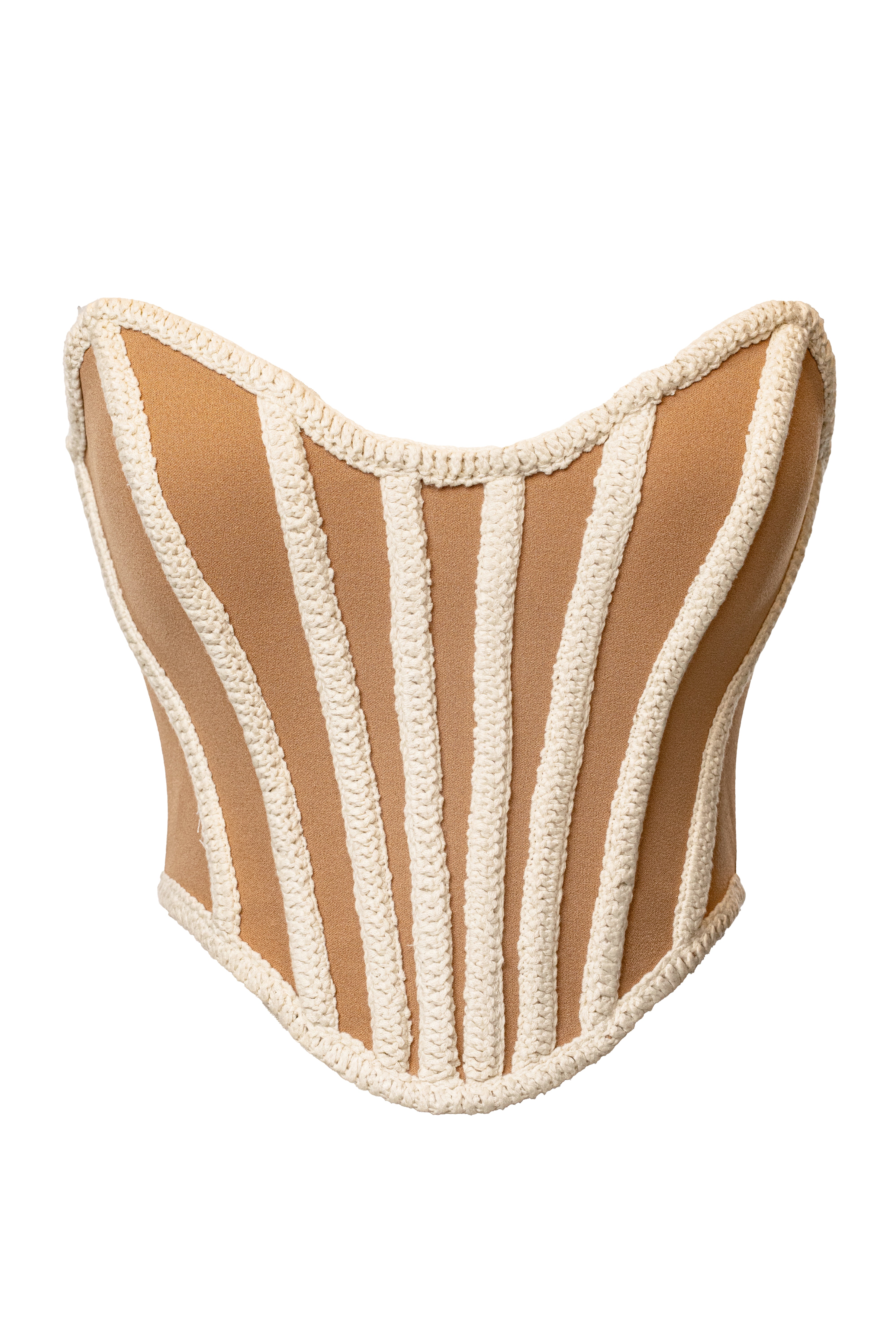 Ivory Cassis Braided Corset - Image 3