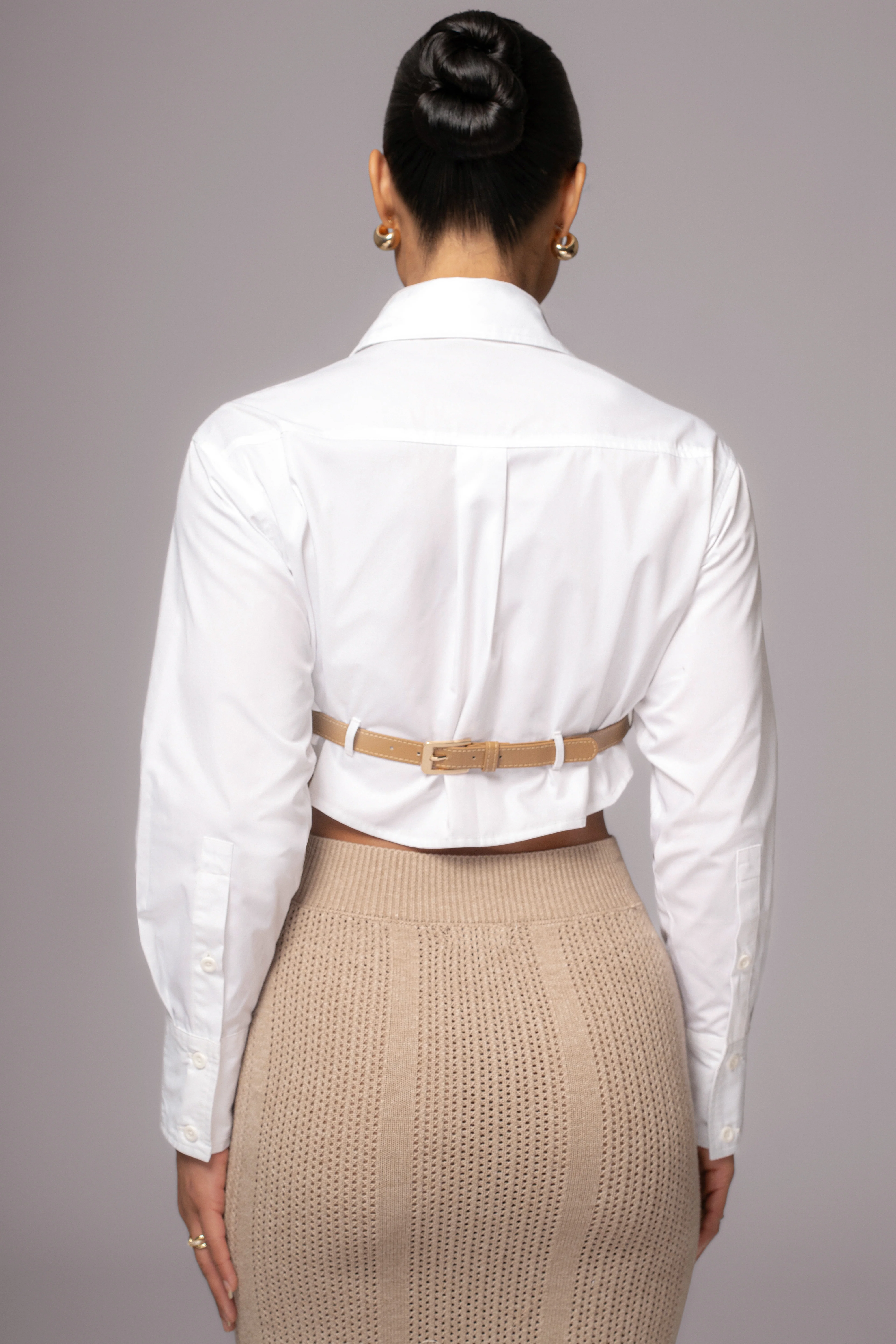 Ivory Close To You Collared Top - Image 14