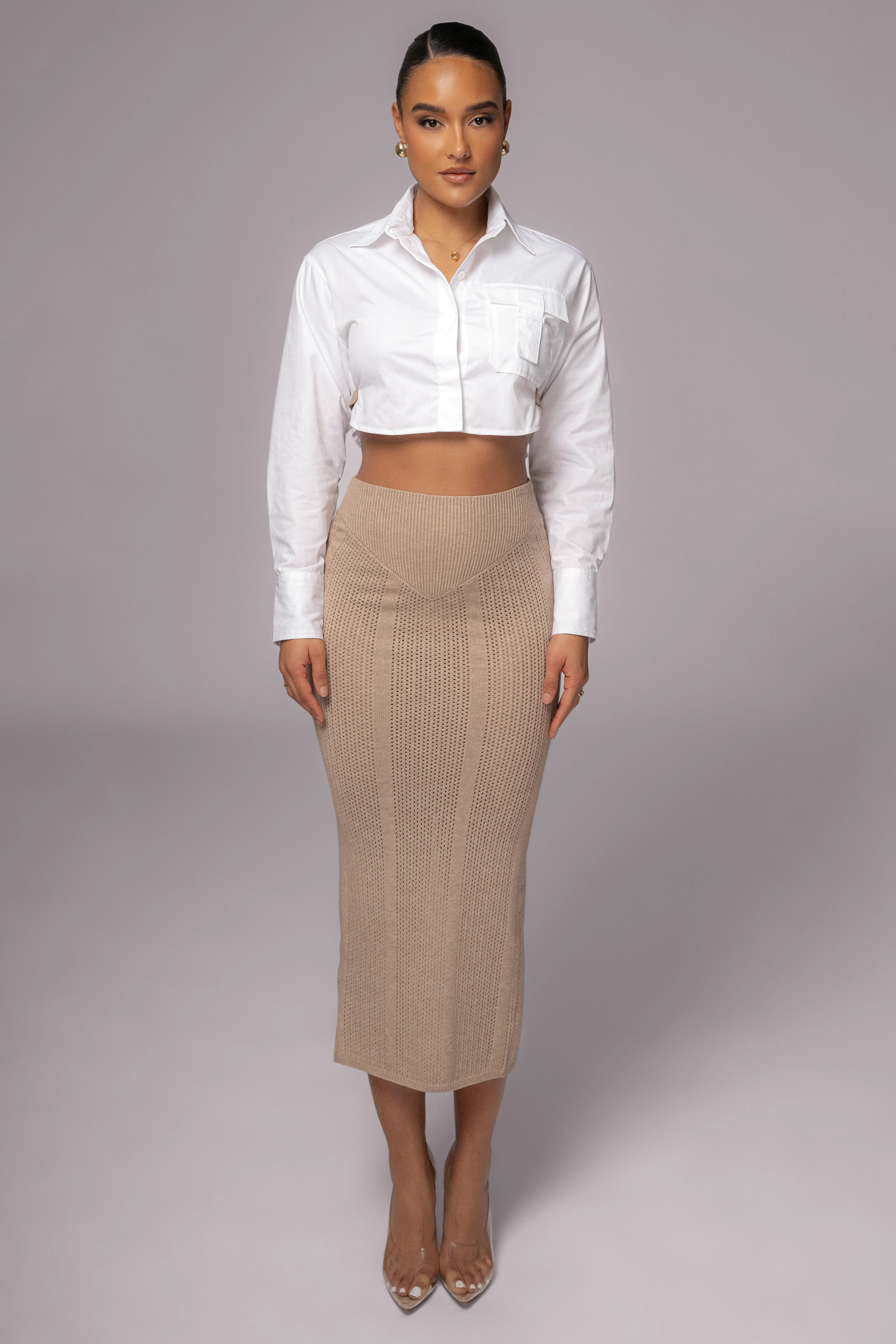 Ivory Close To You Collared Top - Image 4