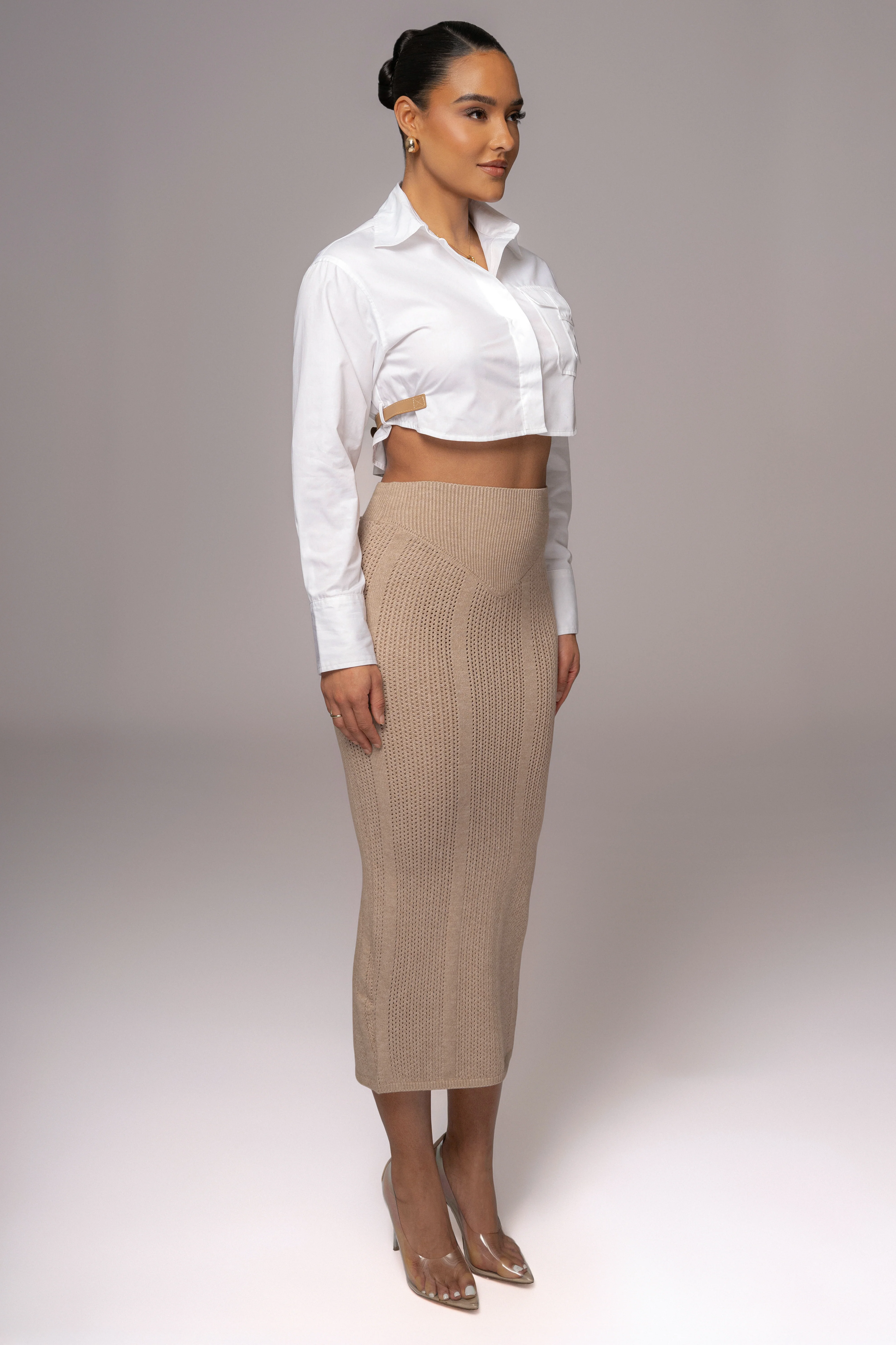 Ivory Close To You Collared Top - Image 8