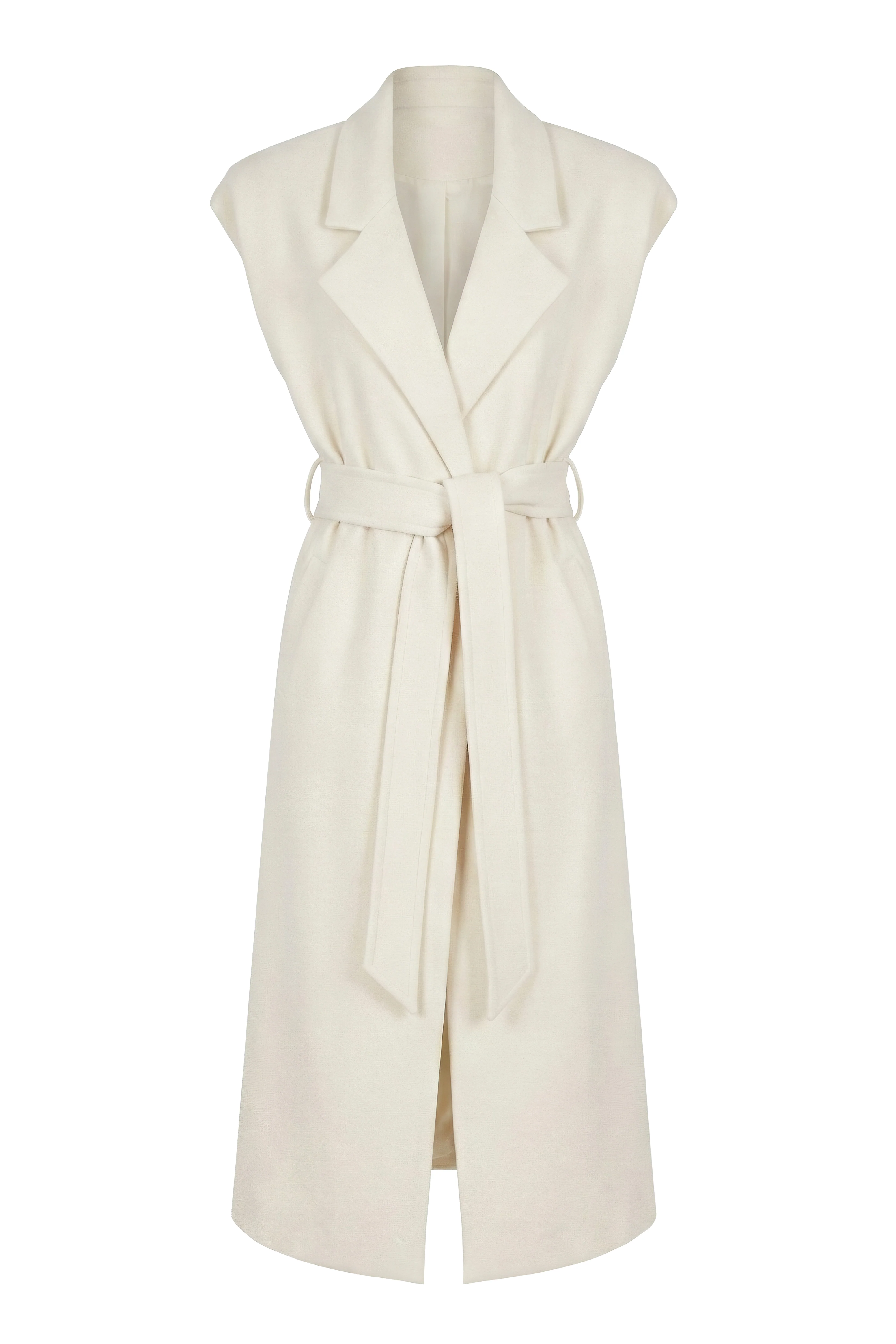 Ivory Cloud Woven Coat - Image 6