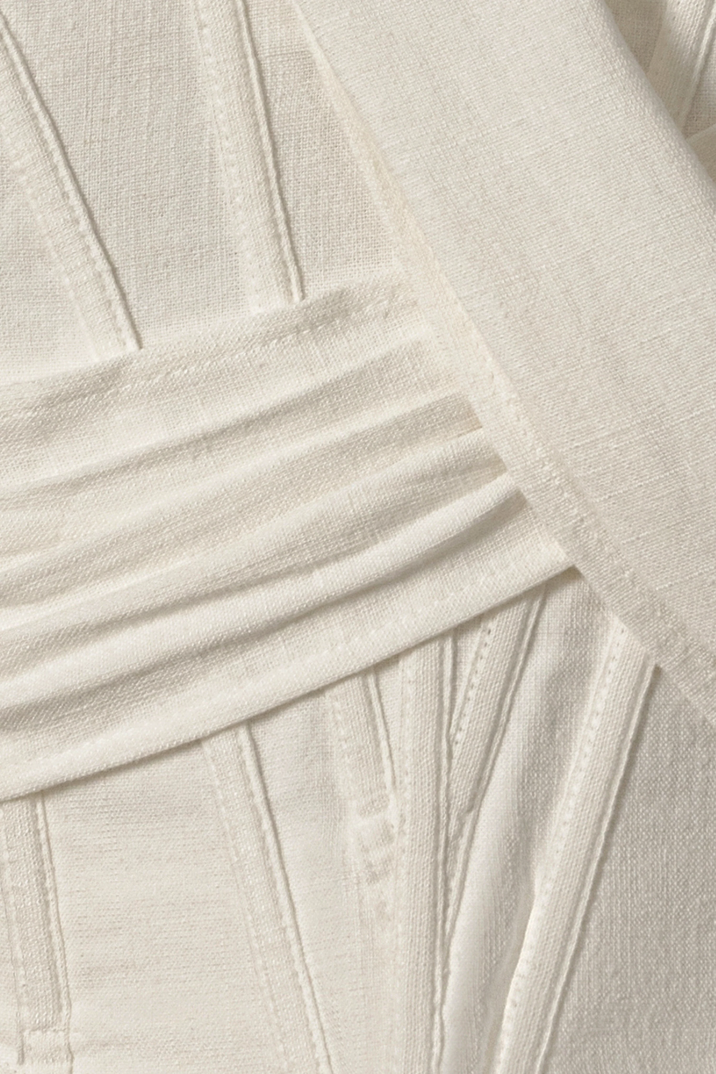 Ivory Coastal Bliss Linen Bustier - Image 9