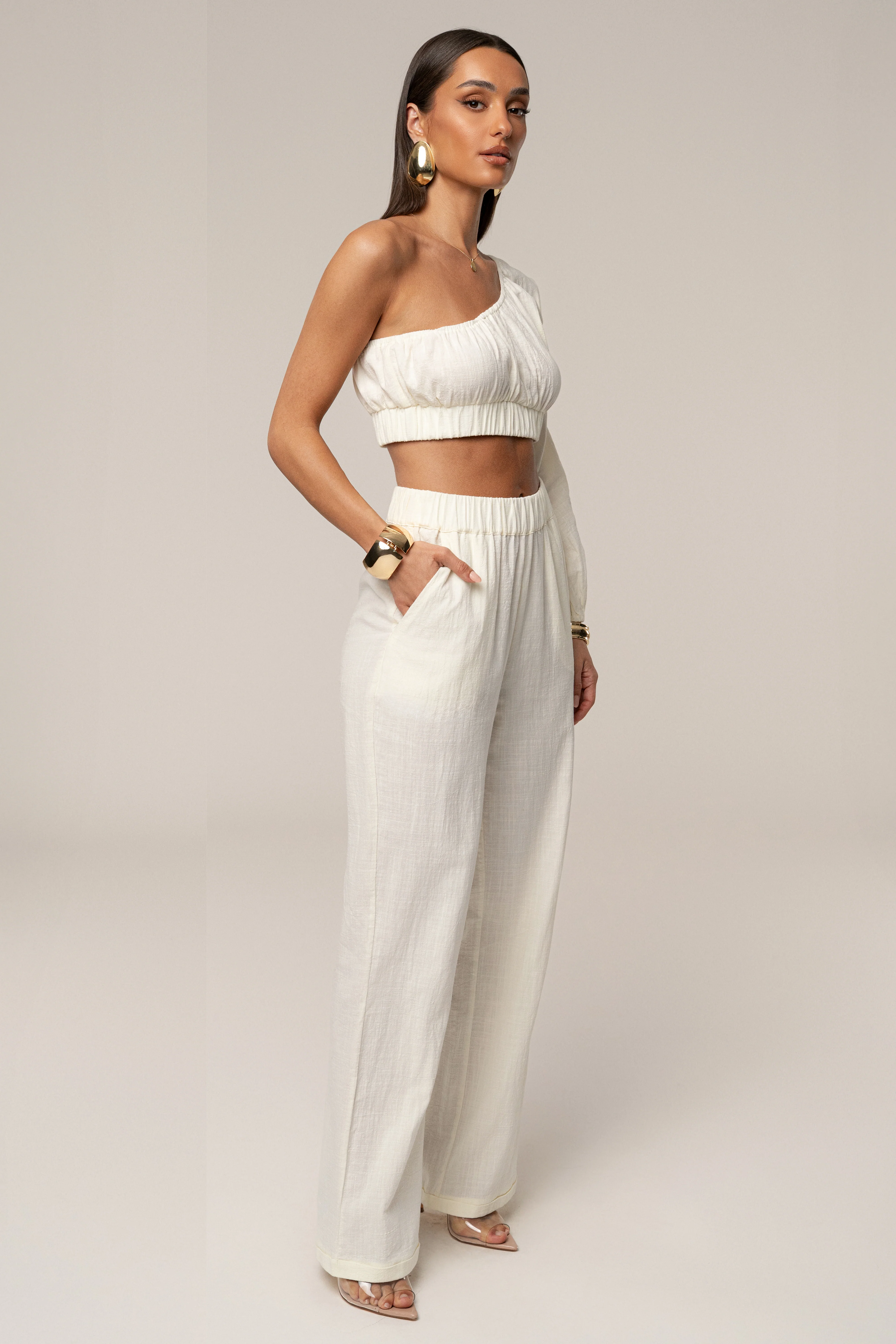 Ivory Coastal Tide Pant Set - Image 4