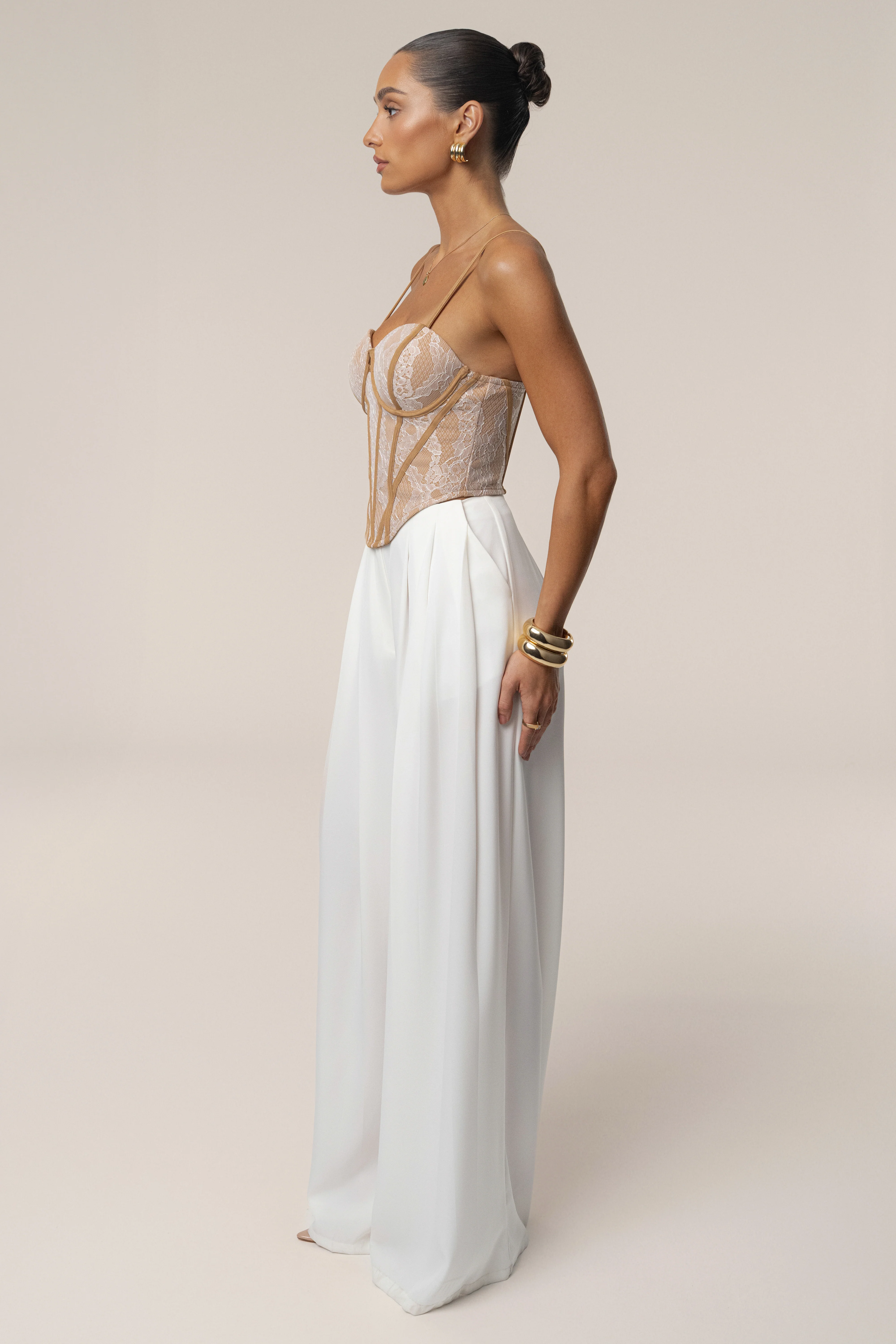 Ivory Desire Lace Corset - Image 5