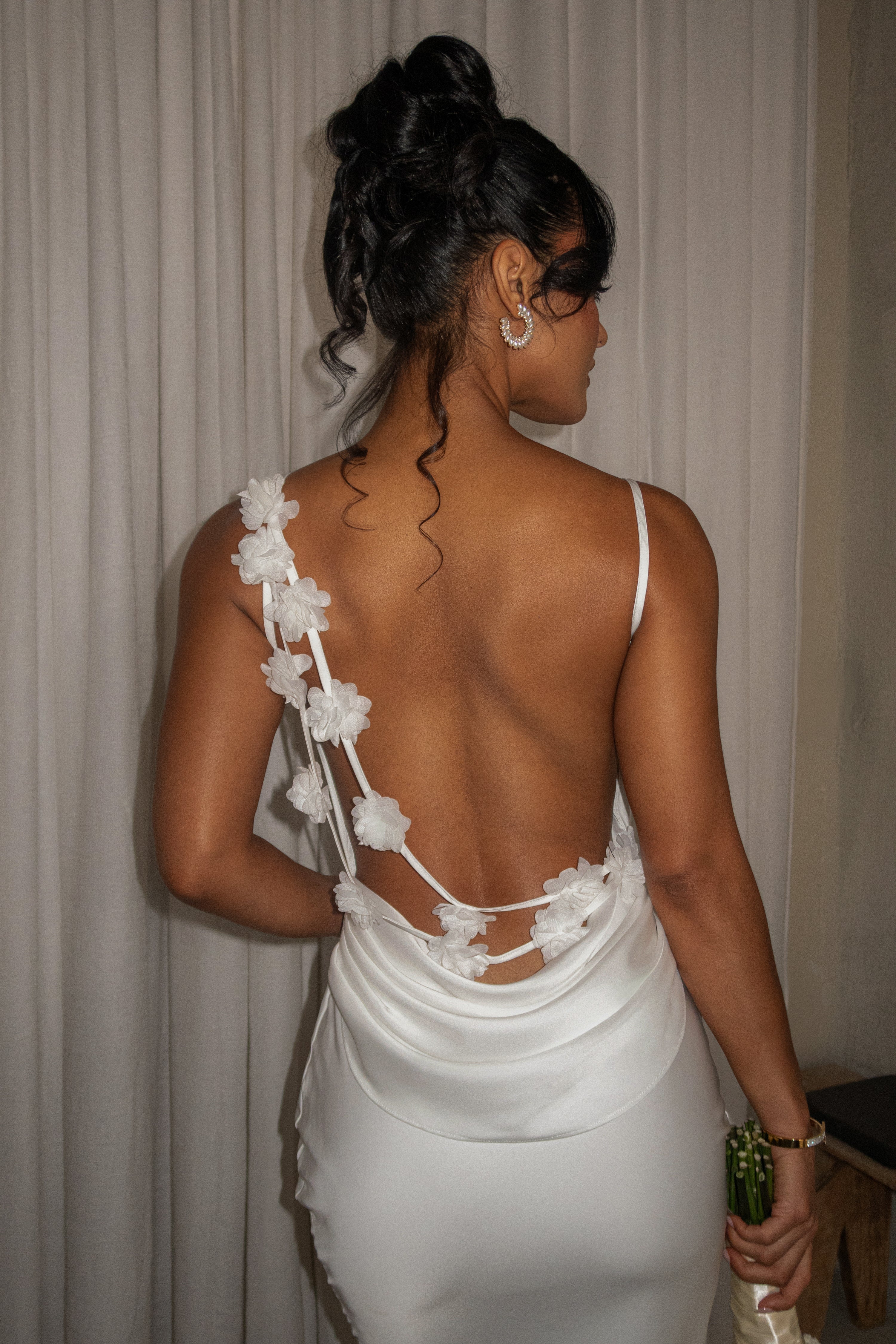 Ivory Down The Aisle Satin Gown - Image 14