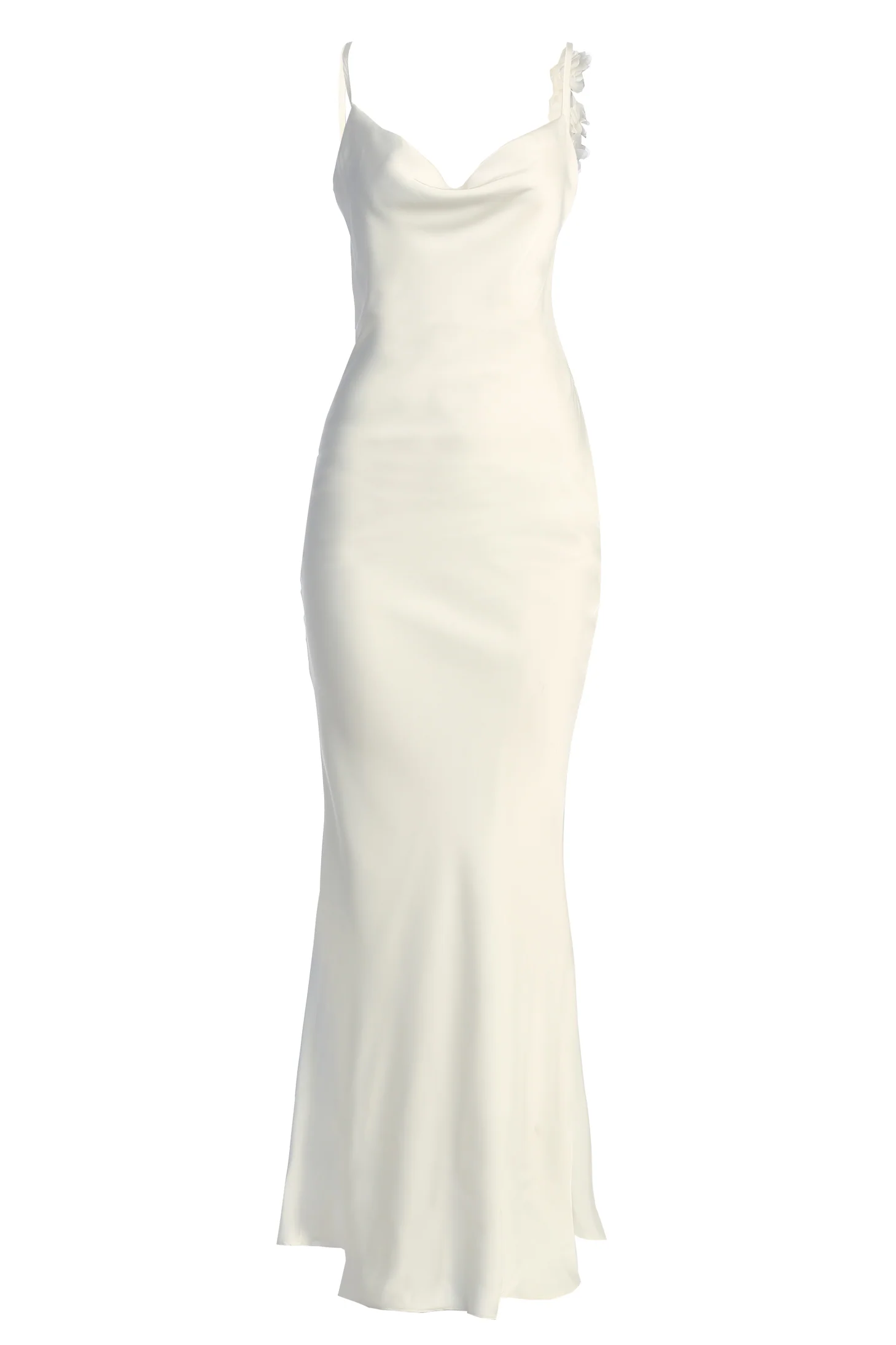 Ivory Down The Aisle Satin Gown - Image 3