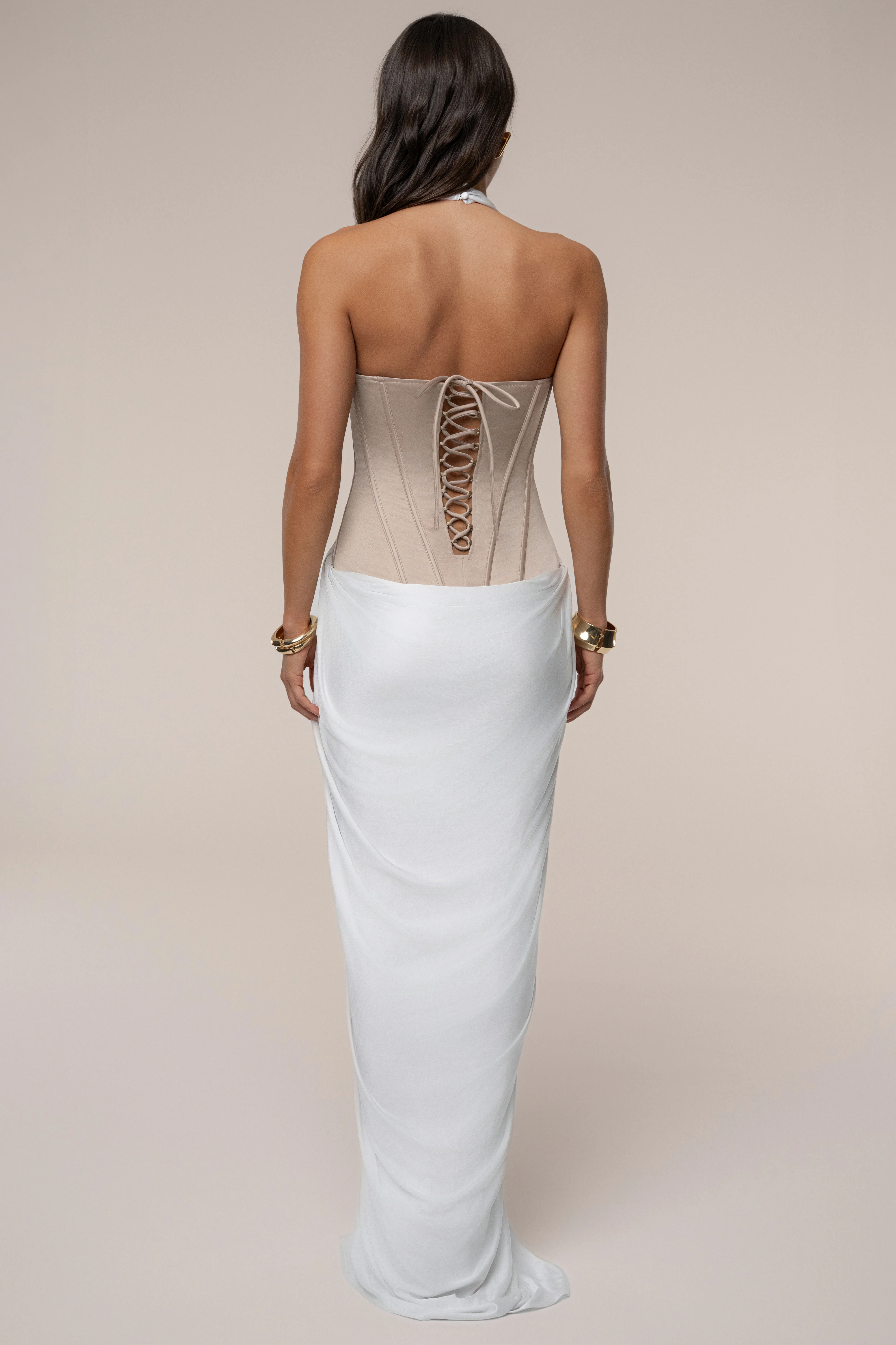 Ivory Drape And Destiny Maxi Dress - Image 6