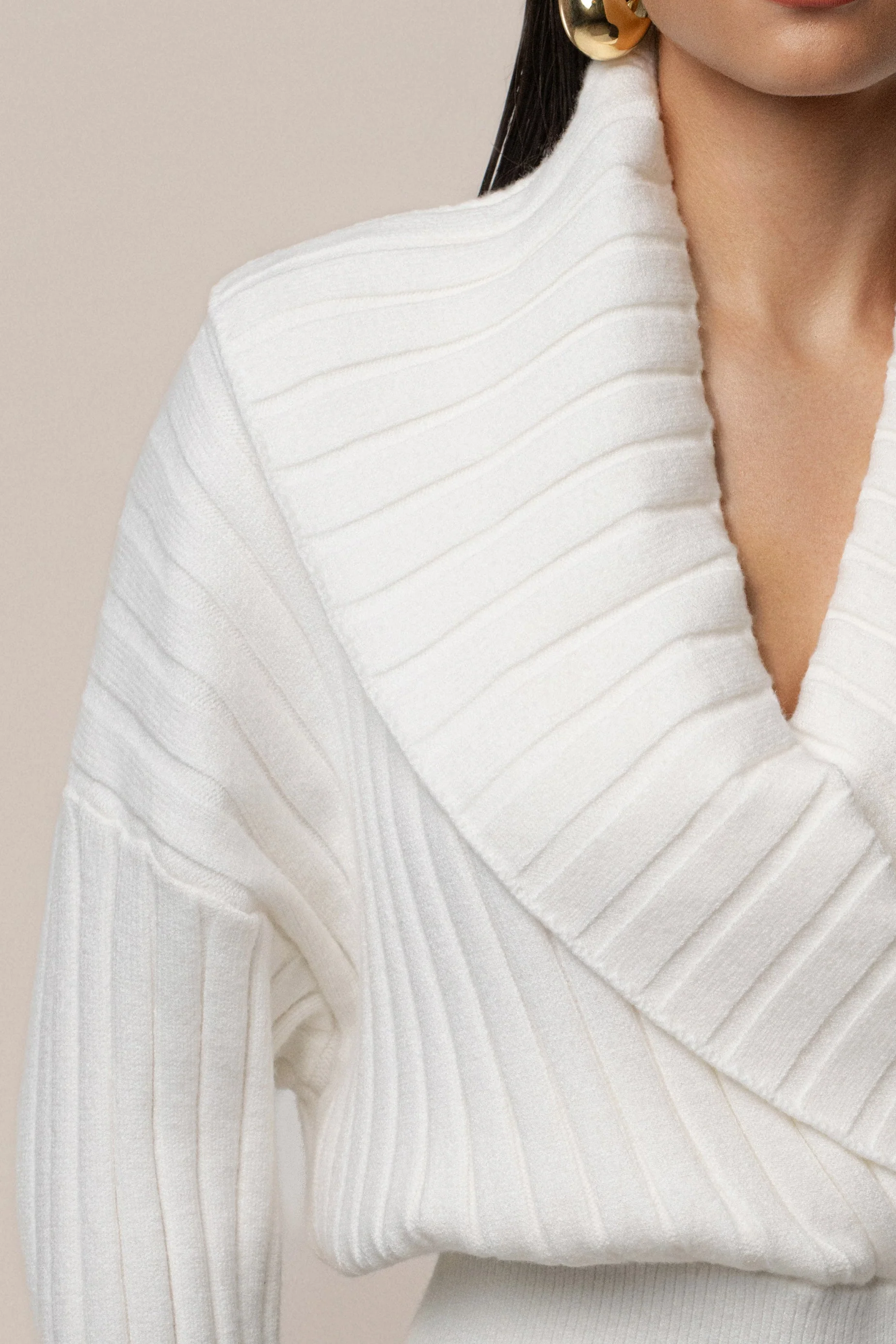 Ivory Ease Forward Knit Top - Image 14
