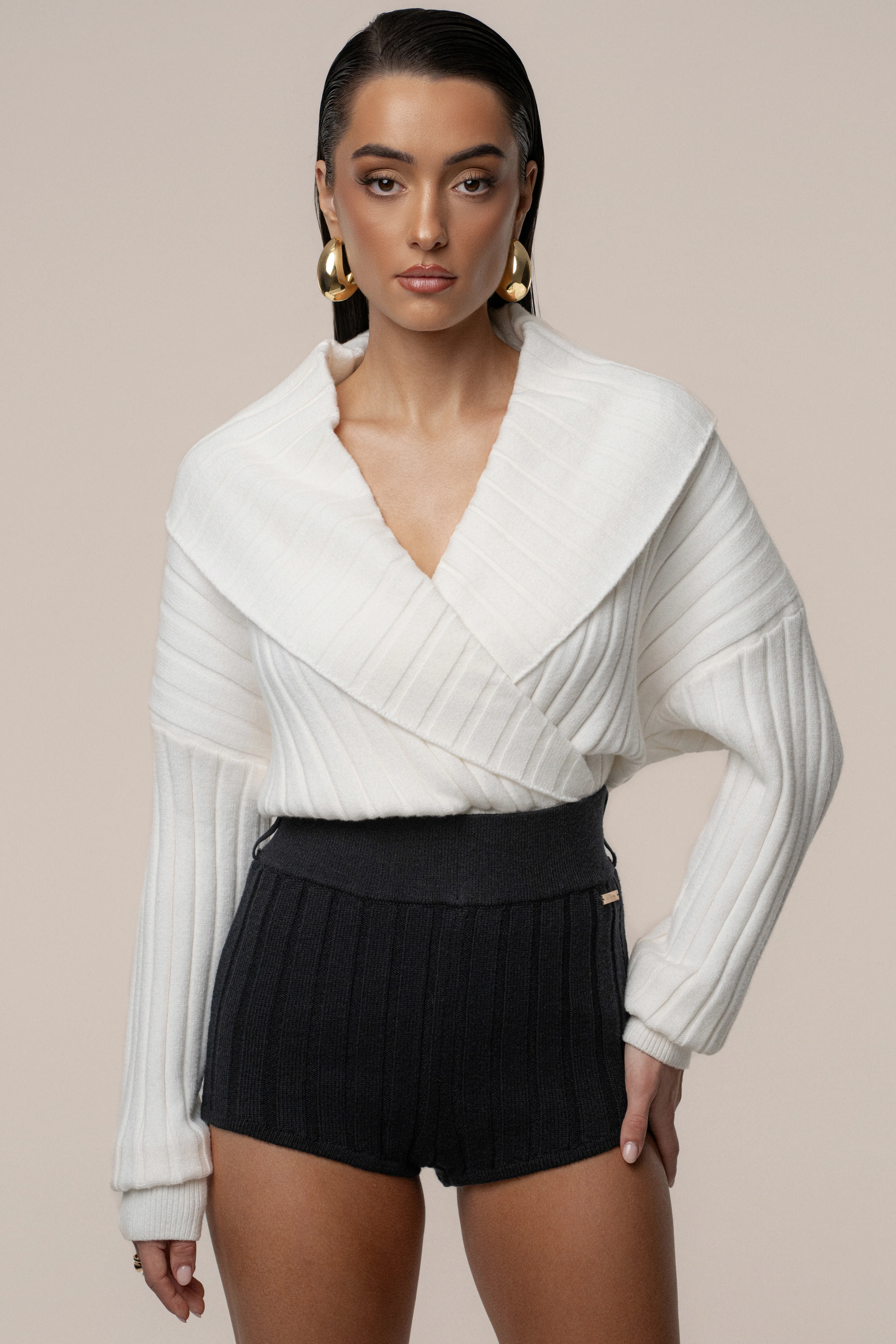 Ivory Ease Forward Knit Top - Image 4
