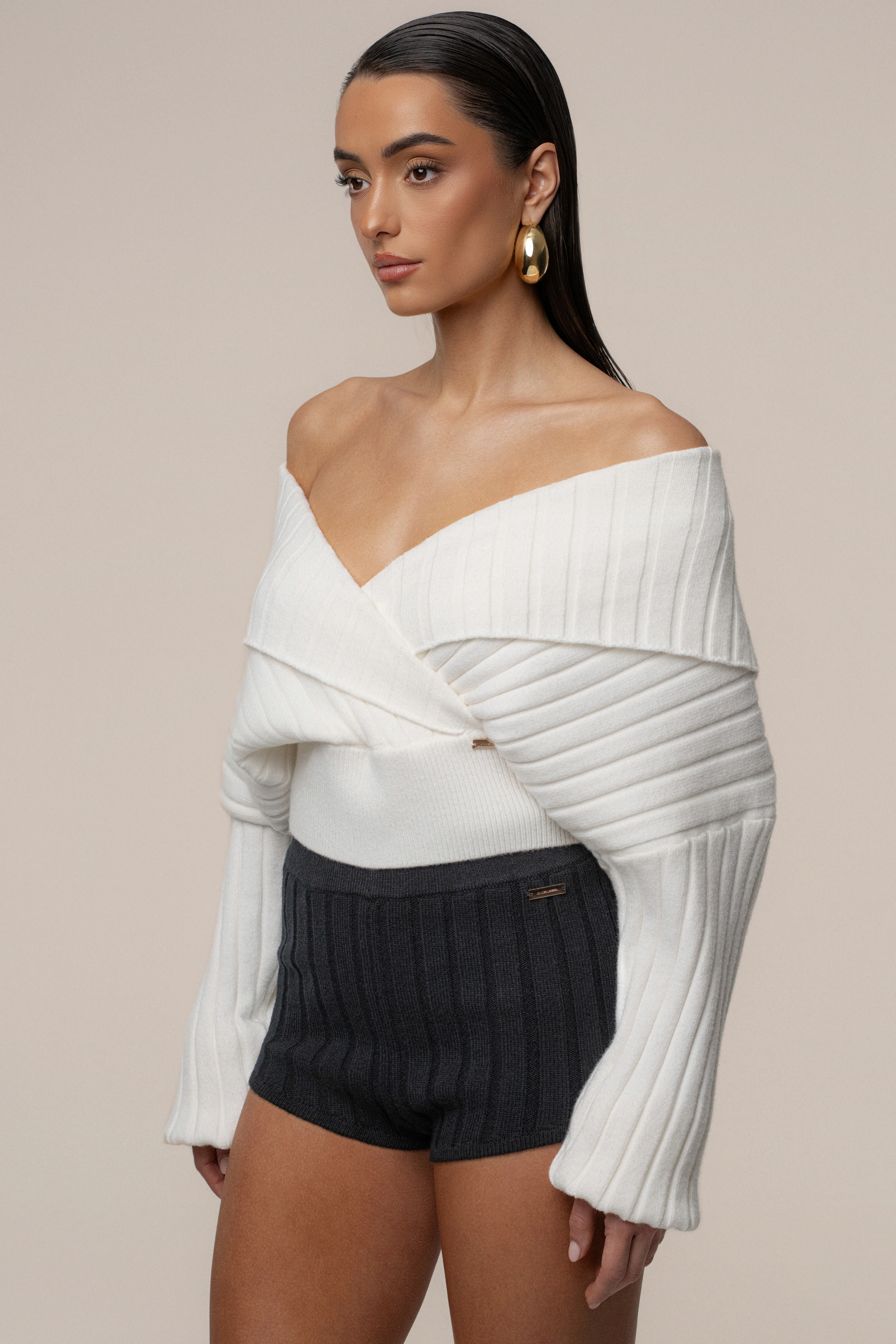 Ivory Ease Forward Knit Top - Image 7