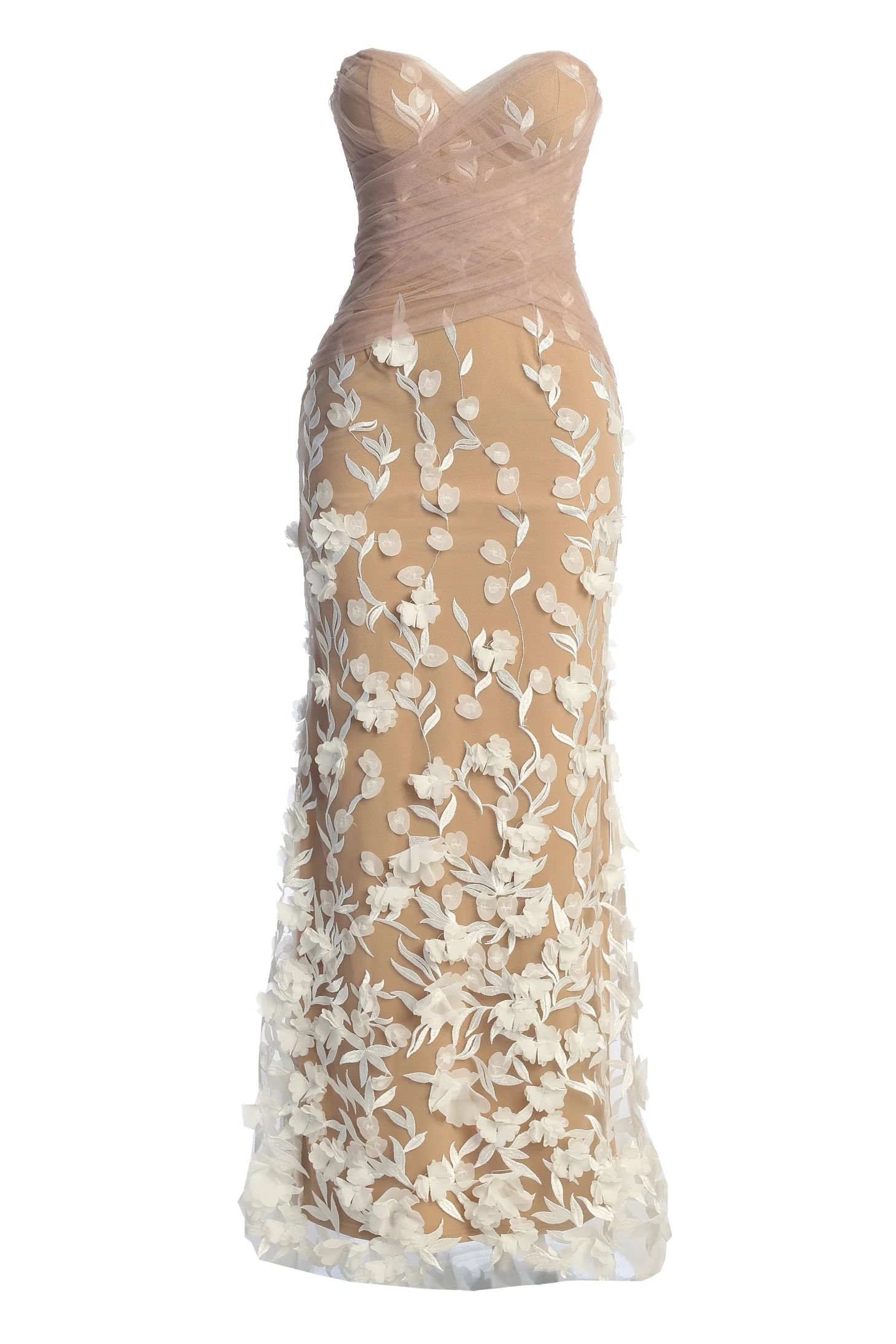 Ivory Everlasting Embroidered Gown - Image 2