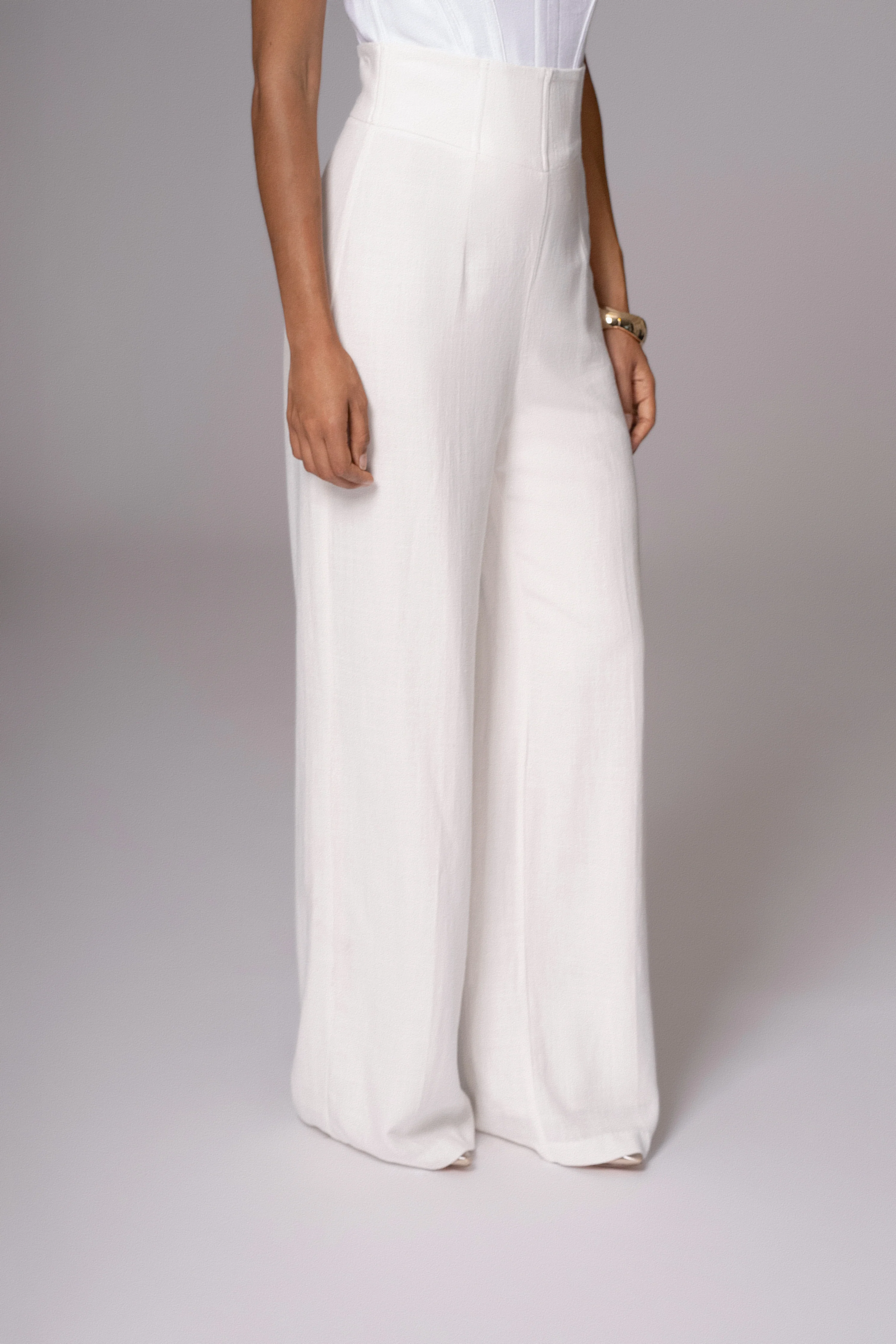 Ivory Explorer Linen Pants - Image 4