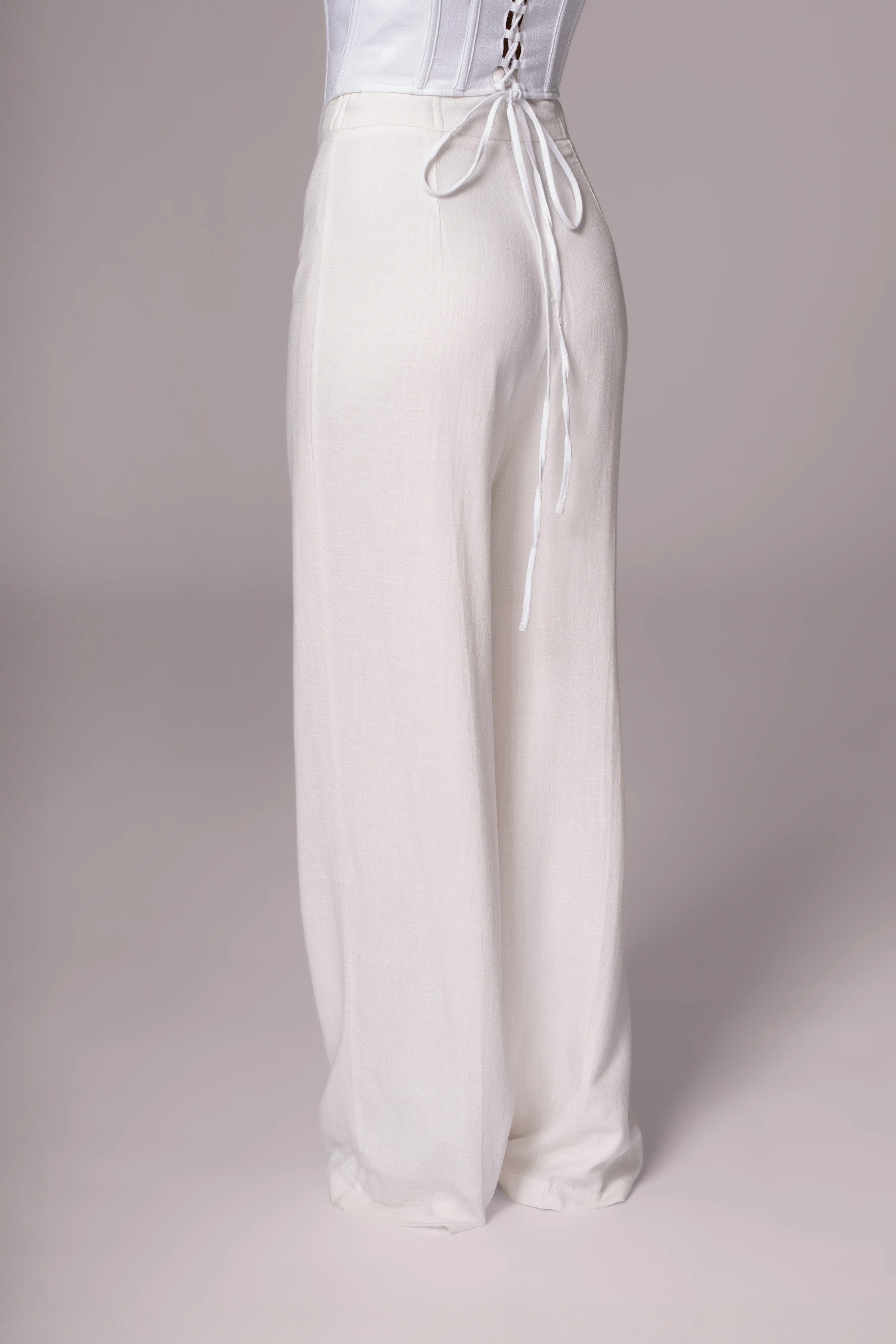 Ivory Explorer Linen Pants - Image 8