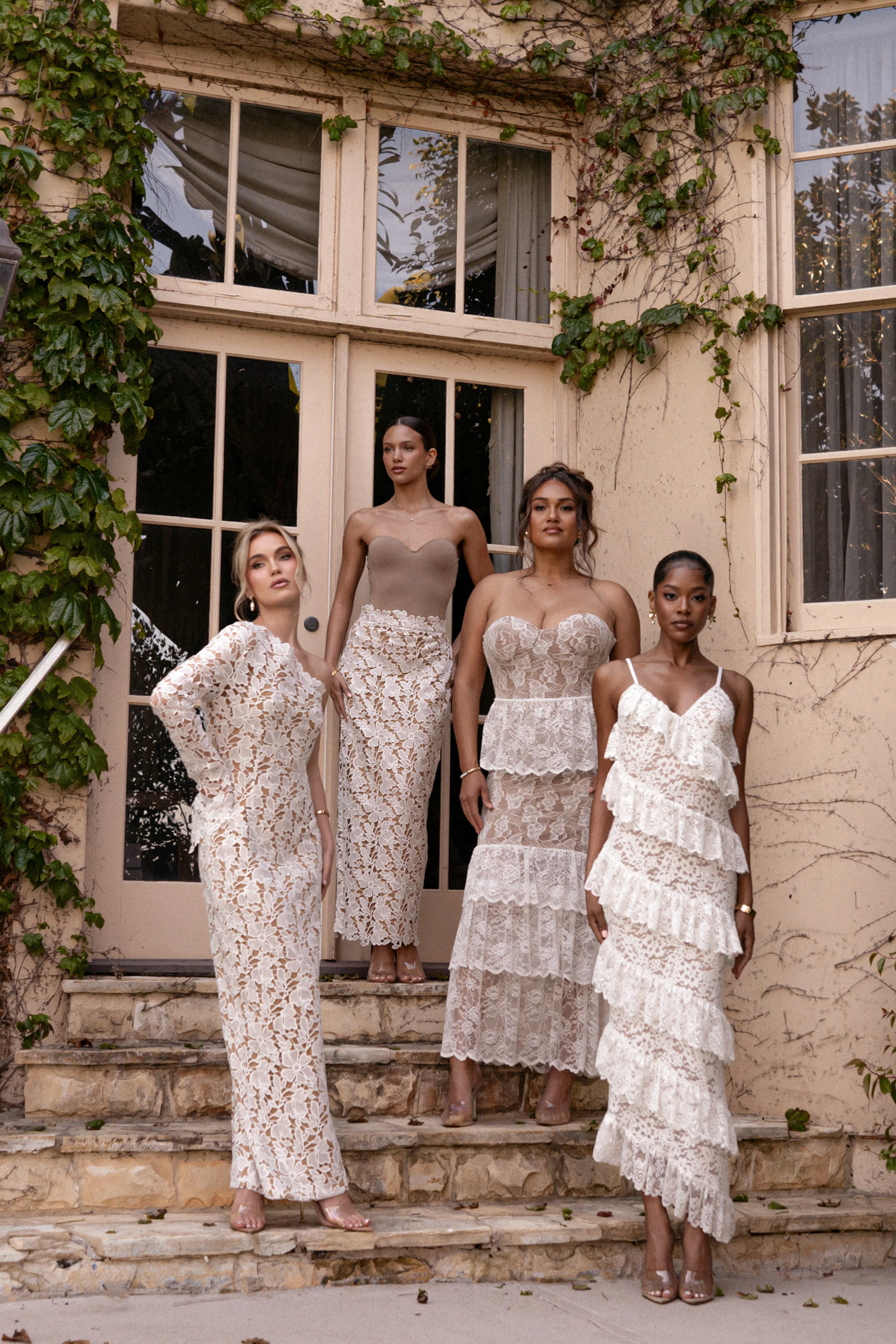 Ivory Fairytale Ending Lace Maxi Dress - Image 5