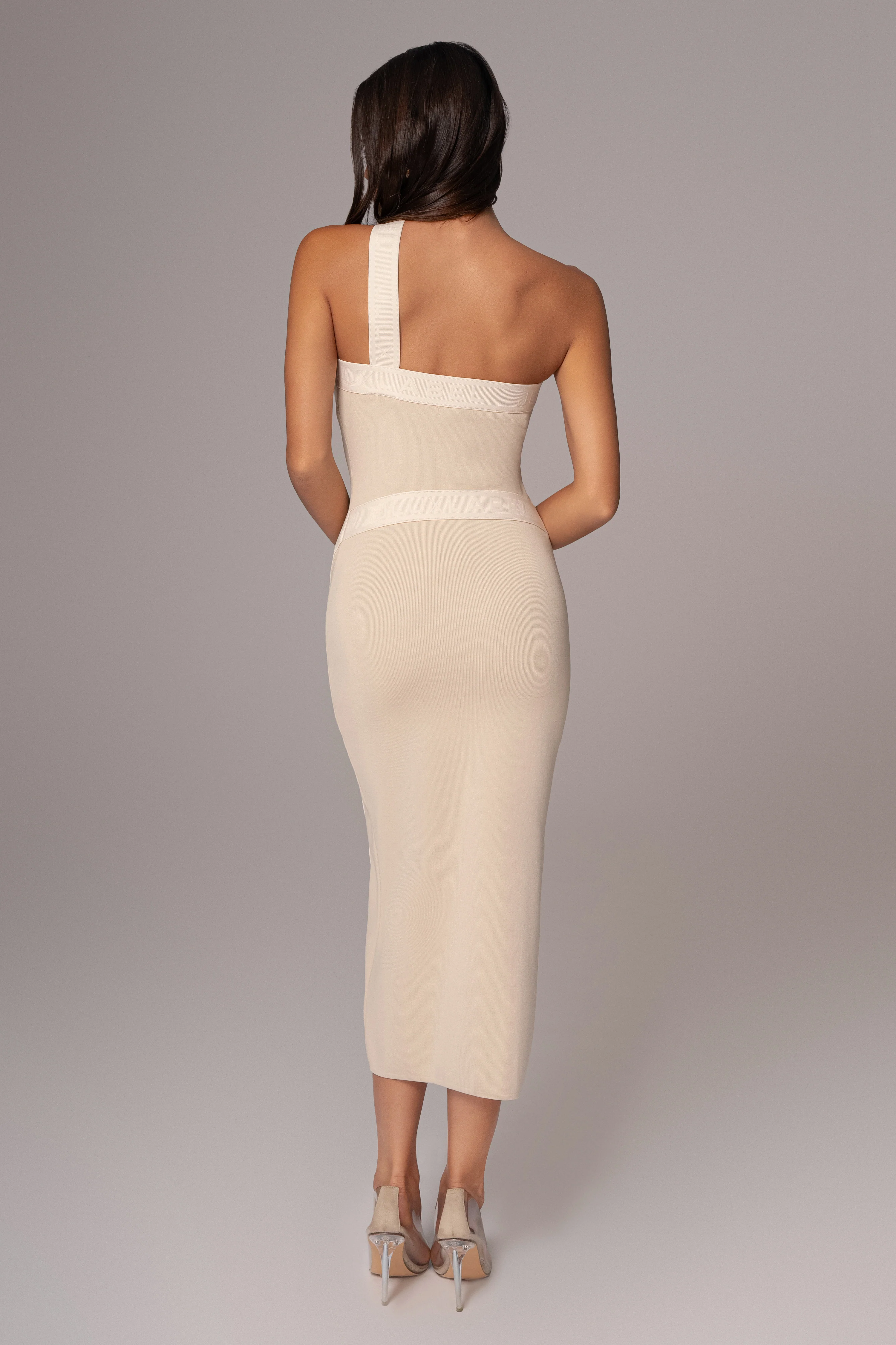 Ivory Ivone Asymmetrical Midi Dress - Image 10