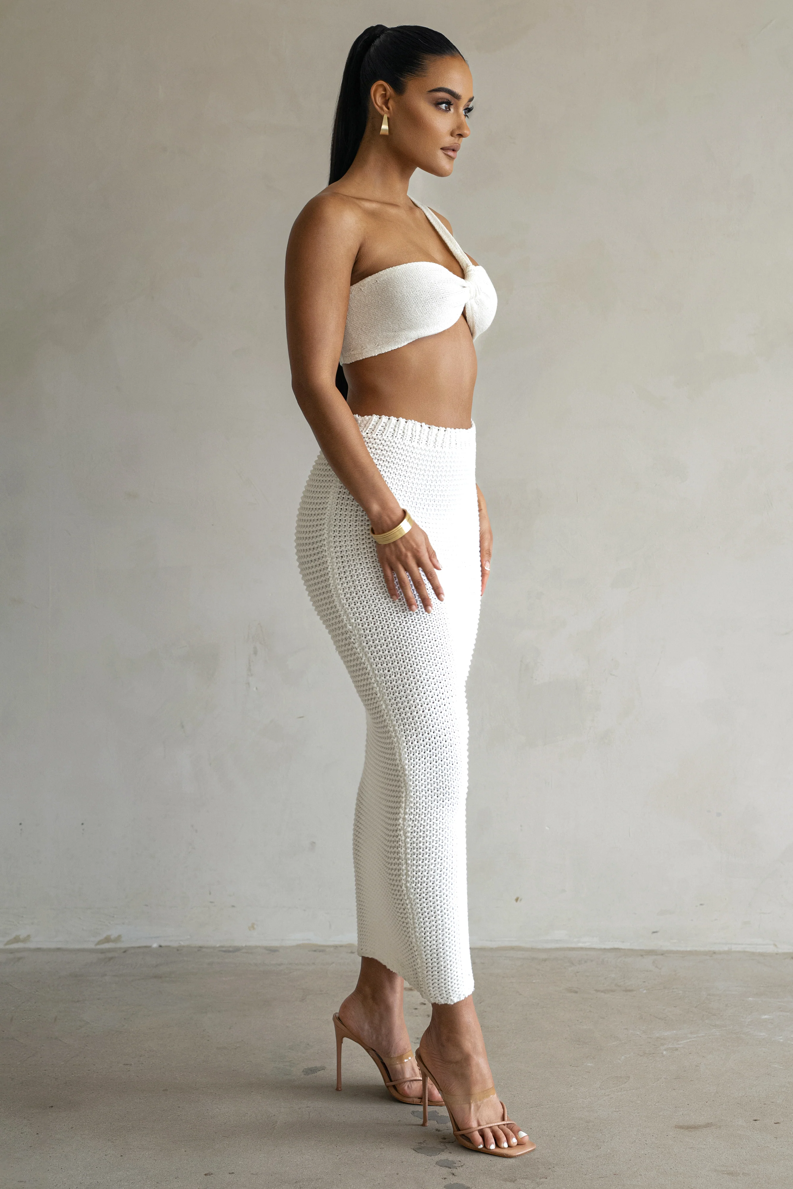 Ivory Jeanette Sweater Knit Top - Image 5