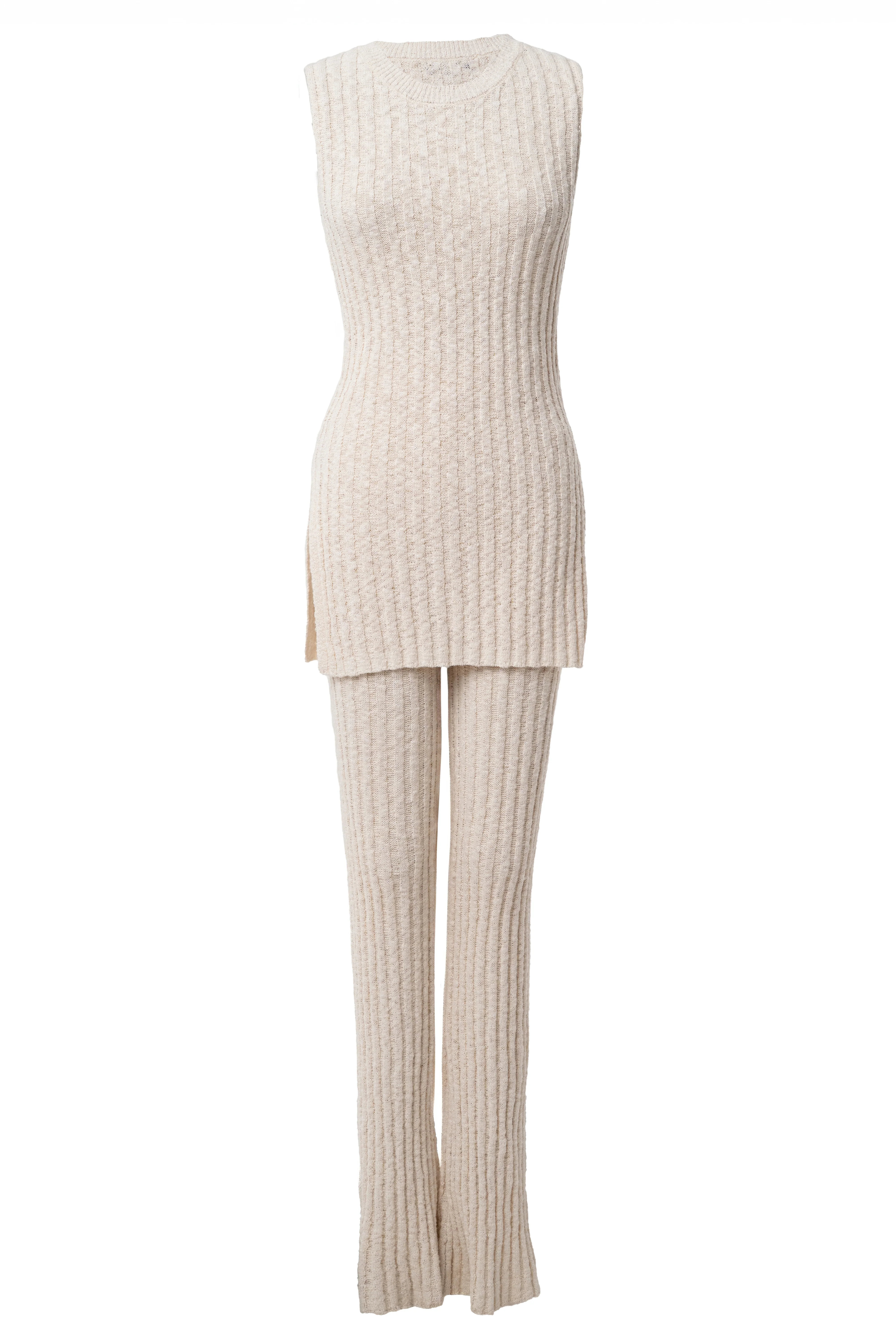 Ivory Kali Sleeveless Knit Top - Image 3