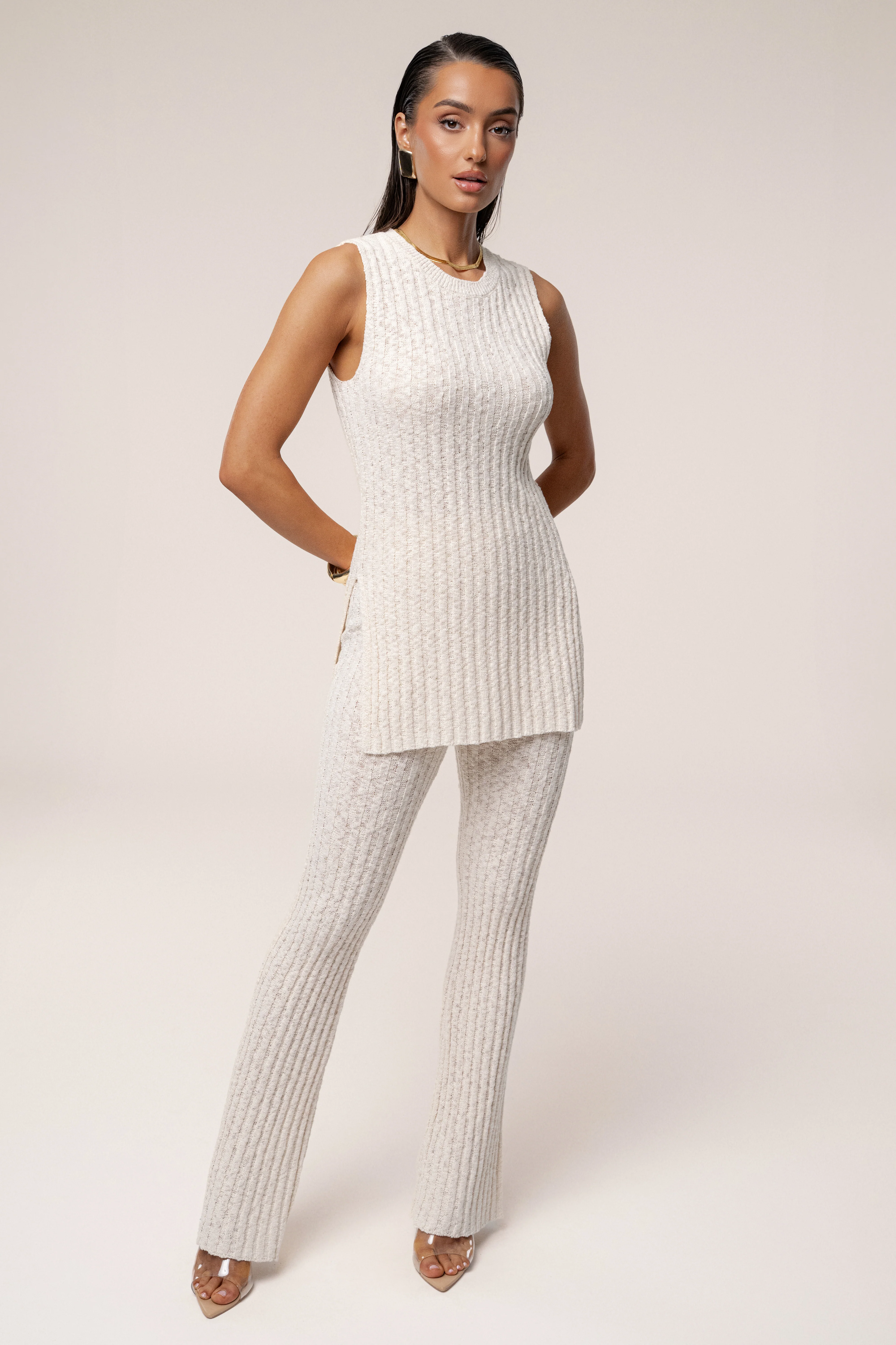 Ivory Kali Sleeveless Knit Top - Image 7
