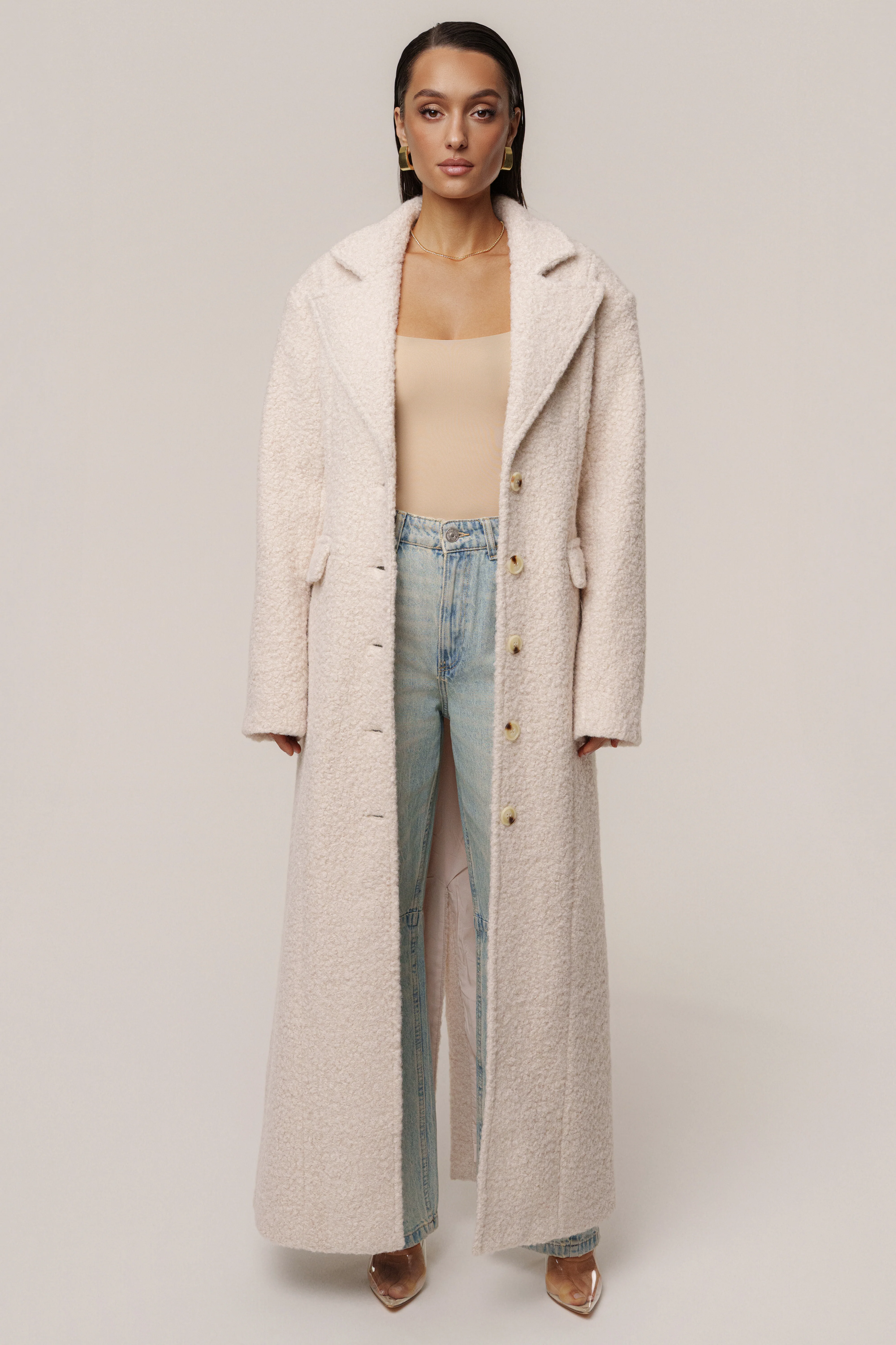 Ivory Midnight Check In Coat - Image 2