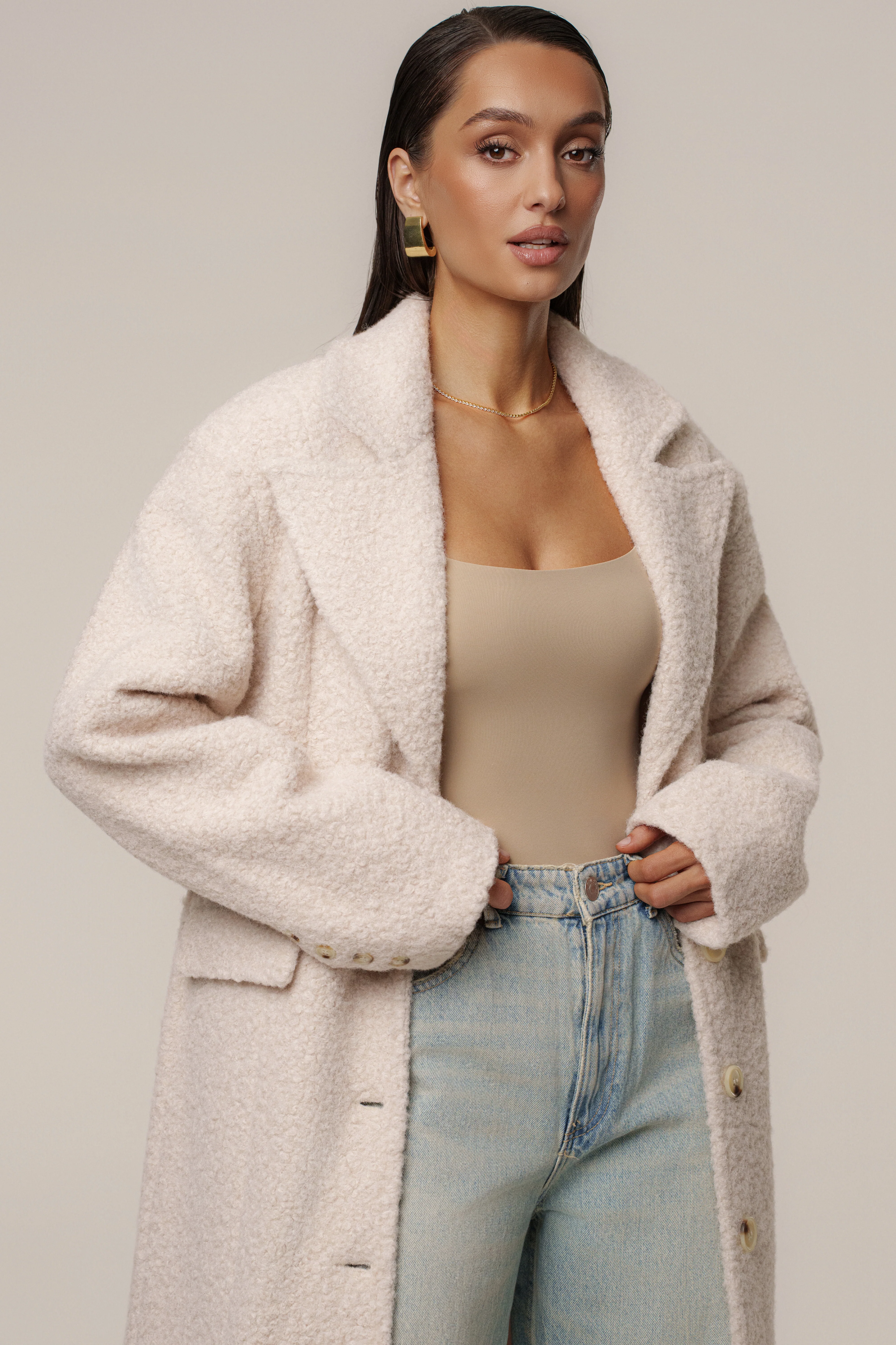 Ivory Midnight Check In Coat - Image 5