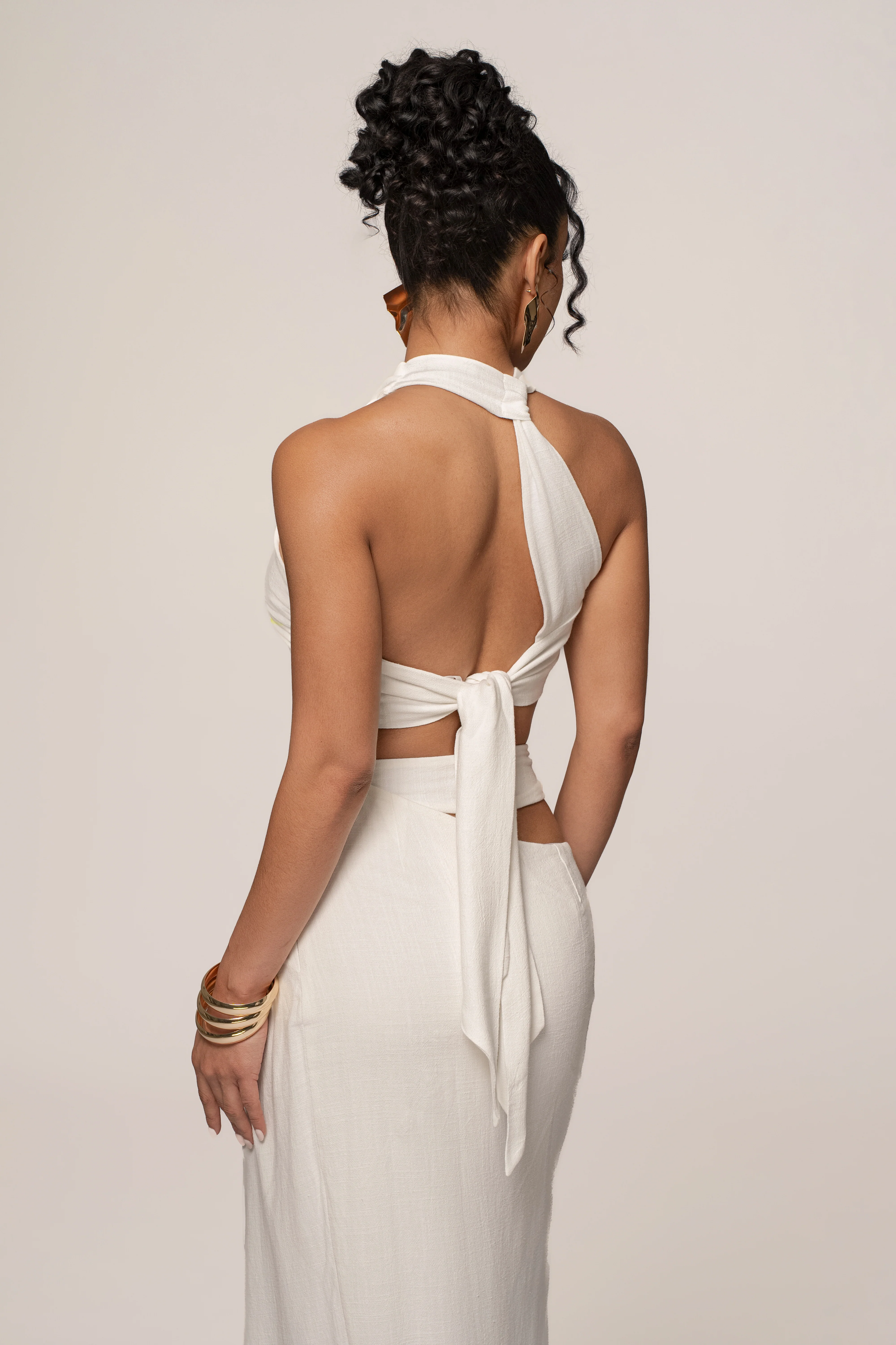 Ivory New Age Two Piece Skirt Set - Image 12