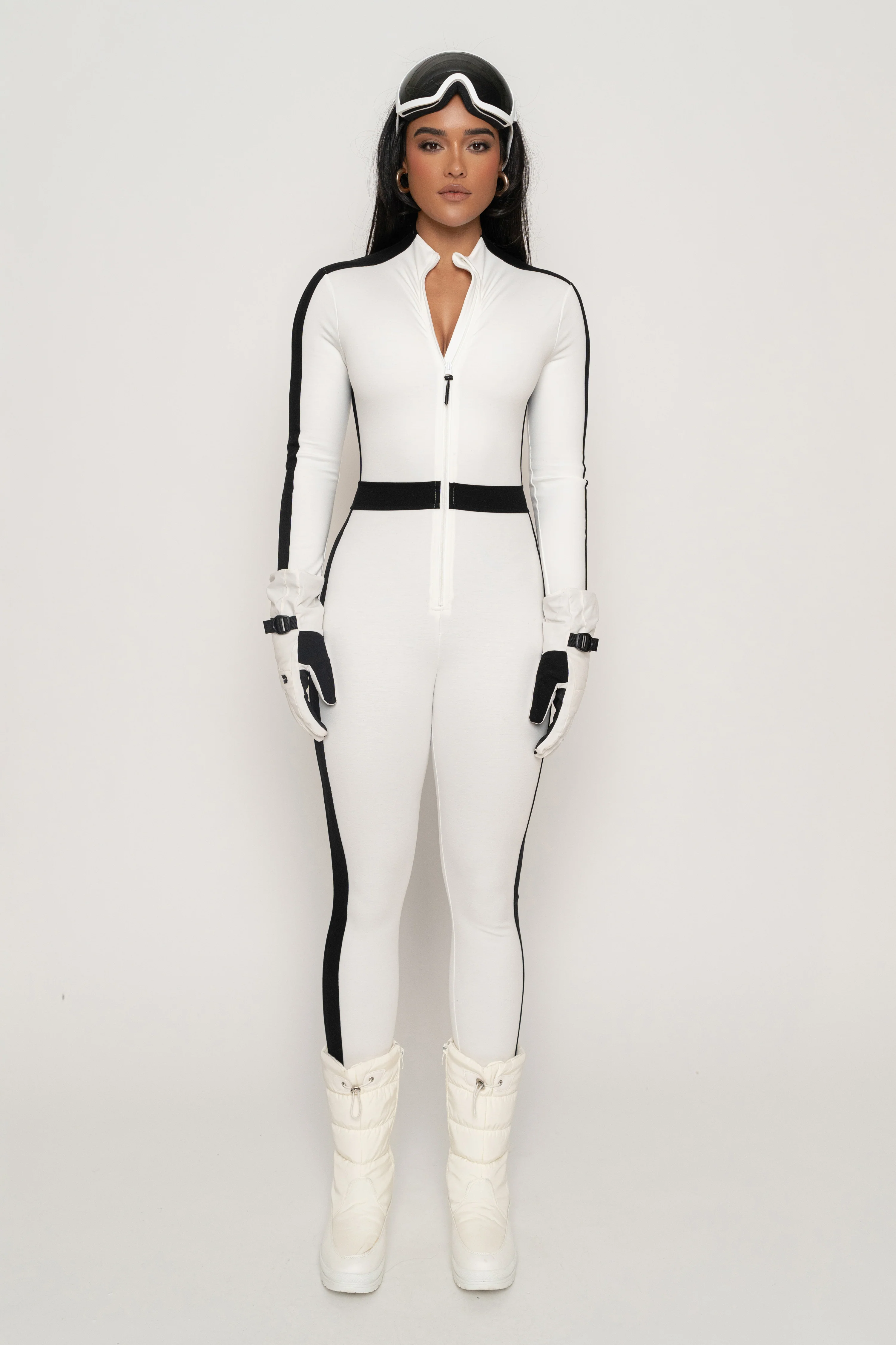Ivory Off Limits Zipper Jumpsuit - Image 4