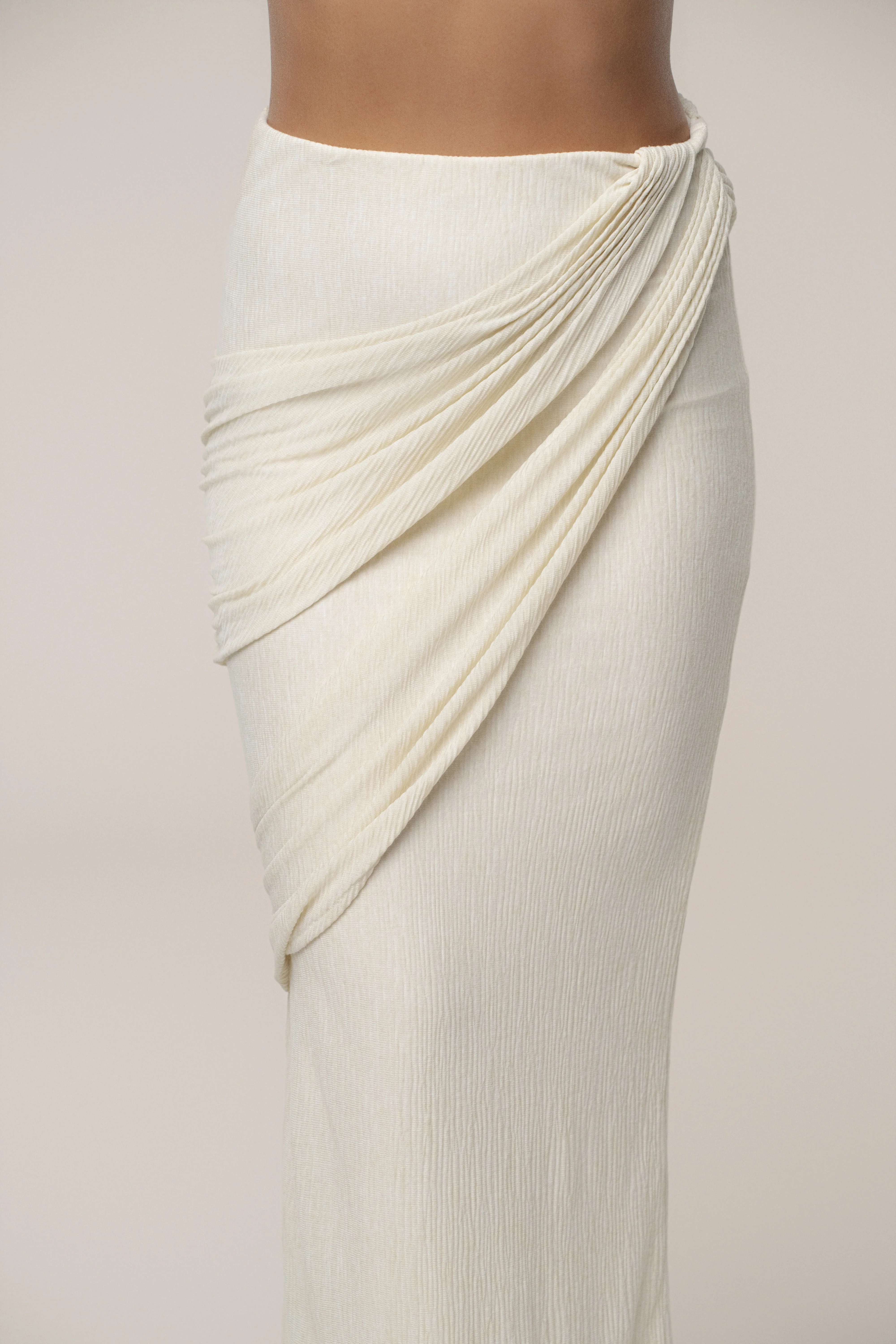 Ivory Paradise Hills Maxi Skirt - Image 3