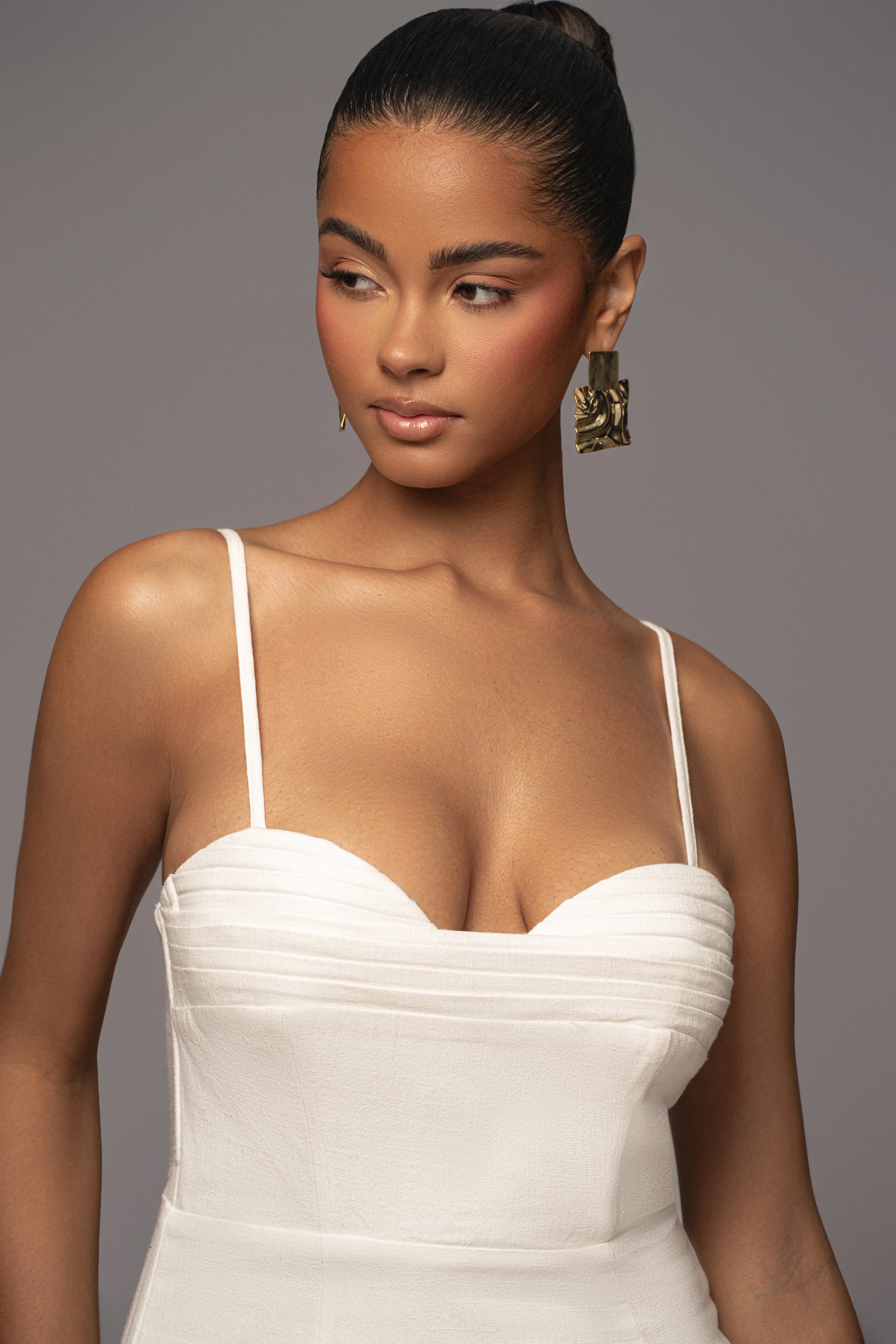 Ivory Private Retreat Linen Dress - Image 2