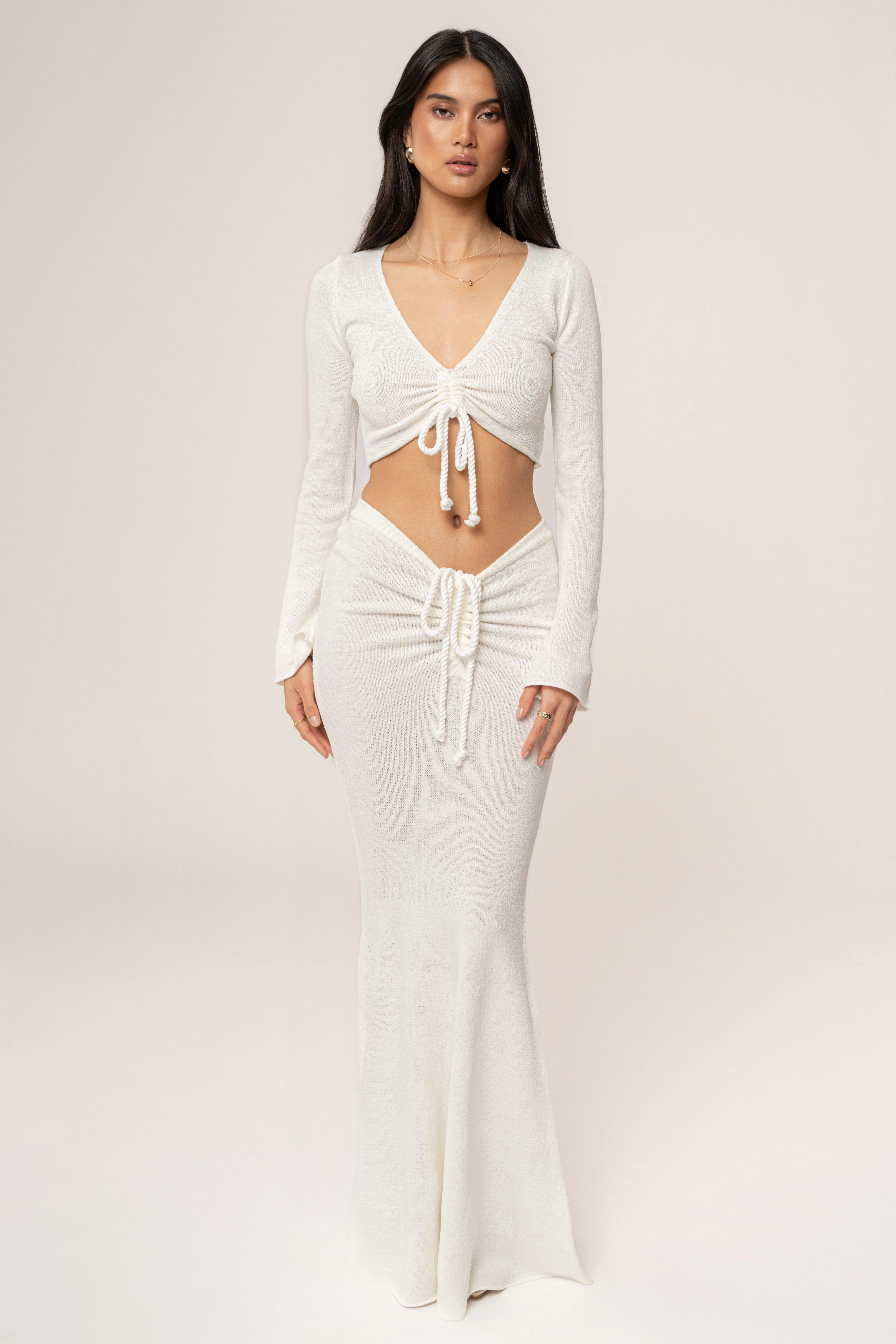 Ivory Resort Two-Piece Skirt Set - Image 3