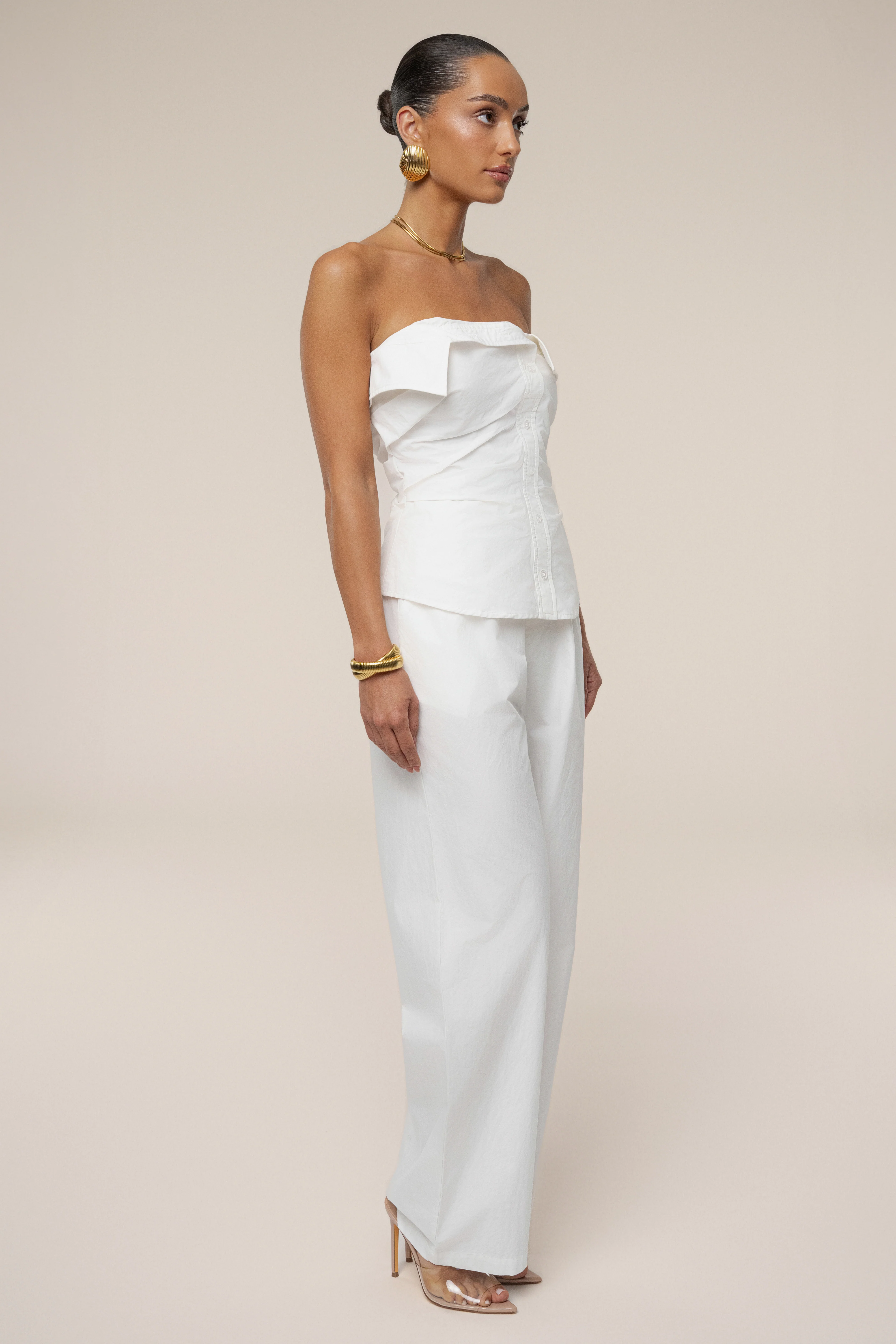 Ivory Riviera Fold Over Top - Image 4
