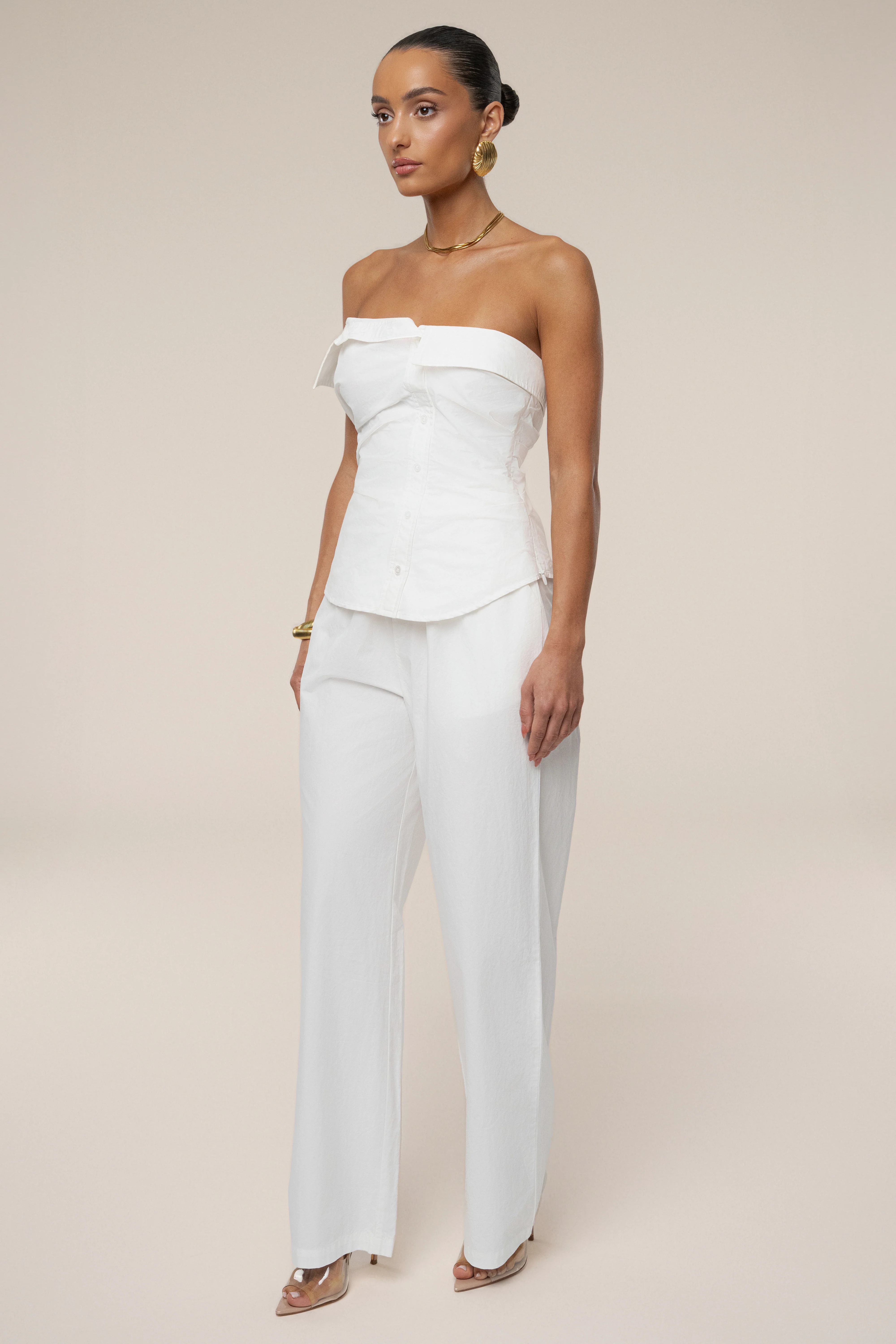 Ivory Riviera Fold Over Top - Image 5
