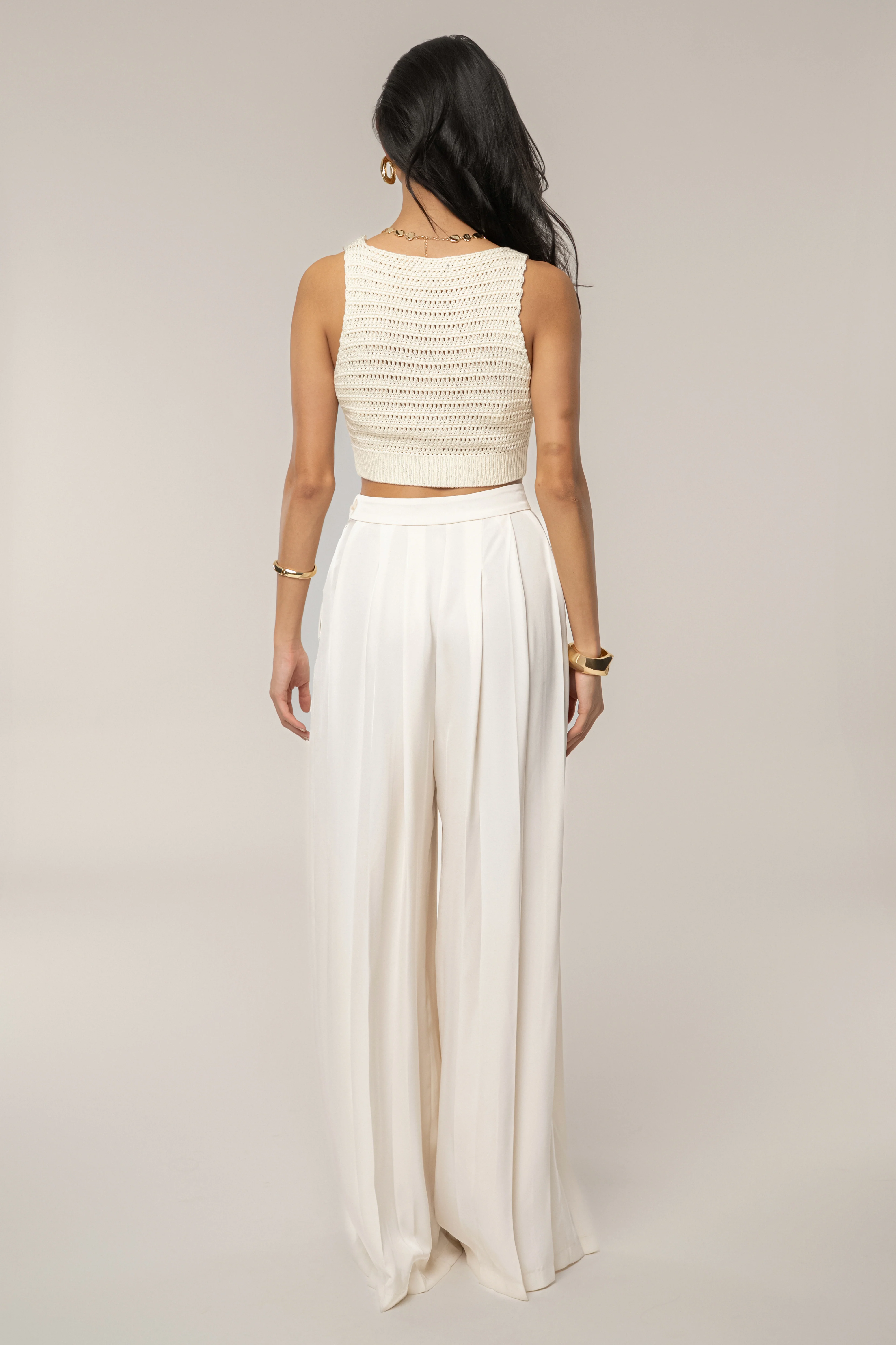 Ivory Salmah Crochet Top - Image 4