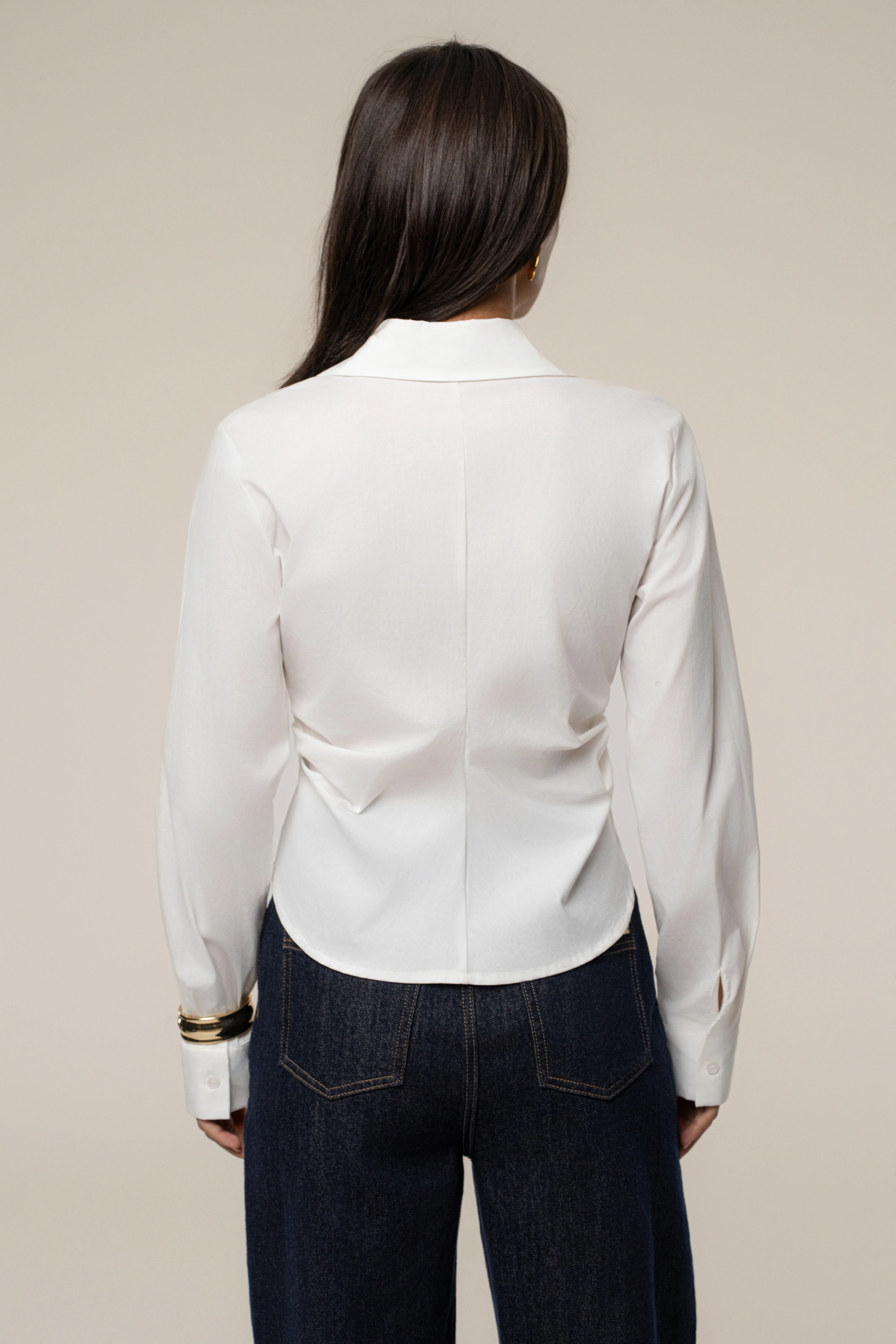 Ivory Sculpt And Form Blouse - Image 10