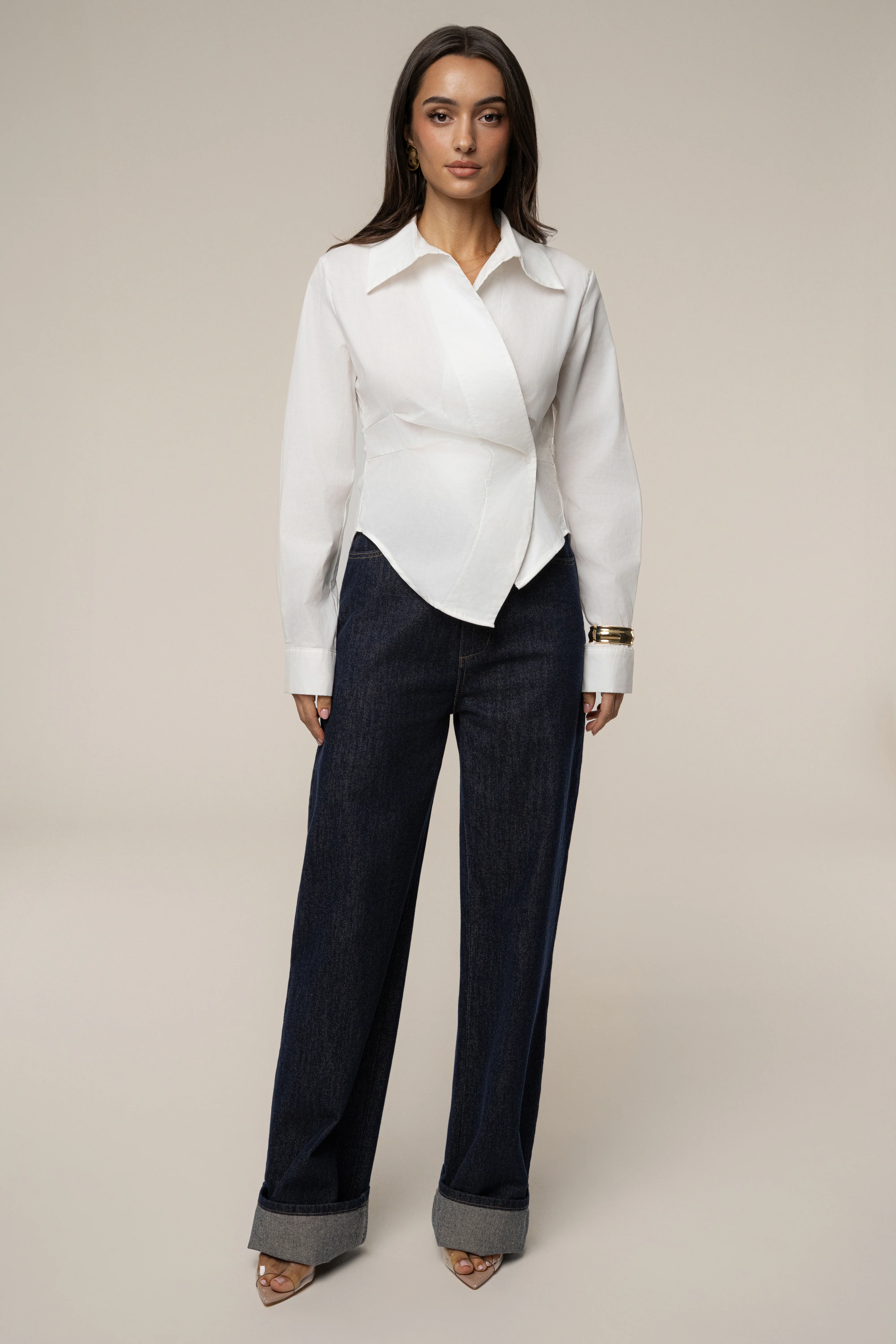 Ivory Sculpt And Form Blouse - Image 3