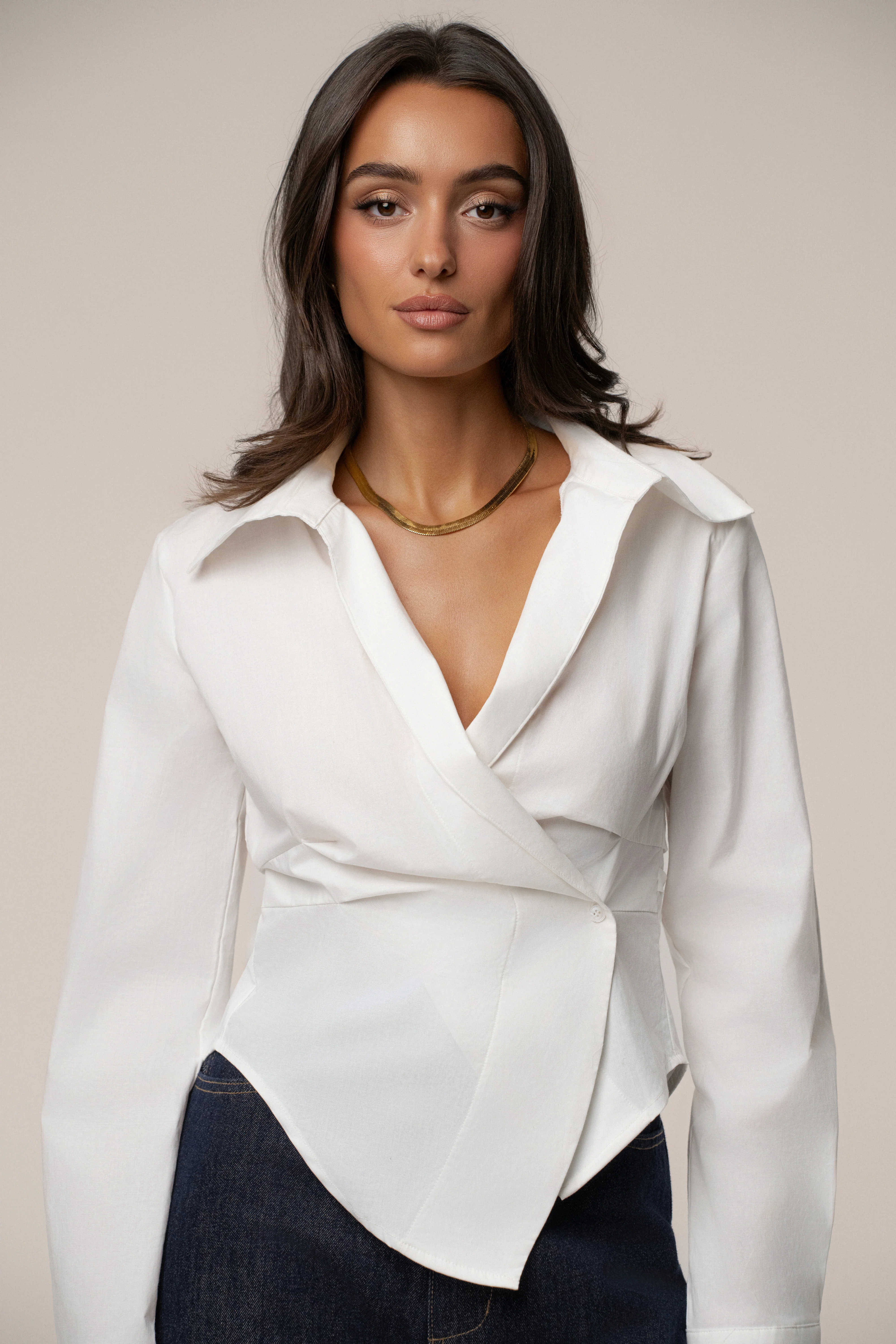 Ivory Sculpt And Form Blouse - Image 5