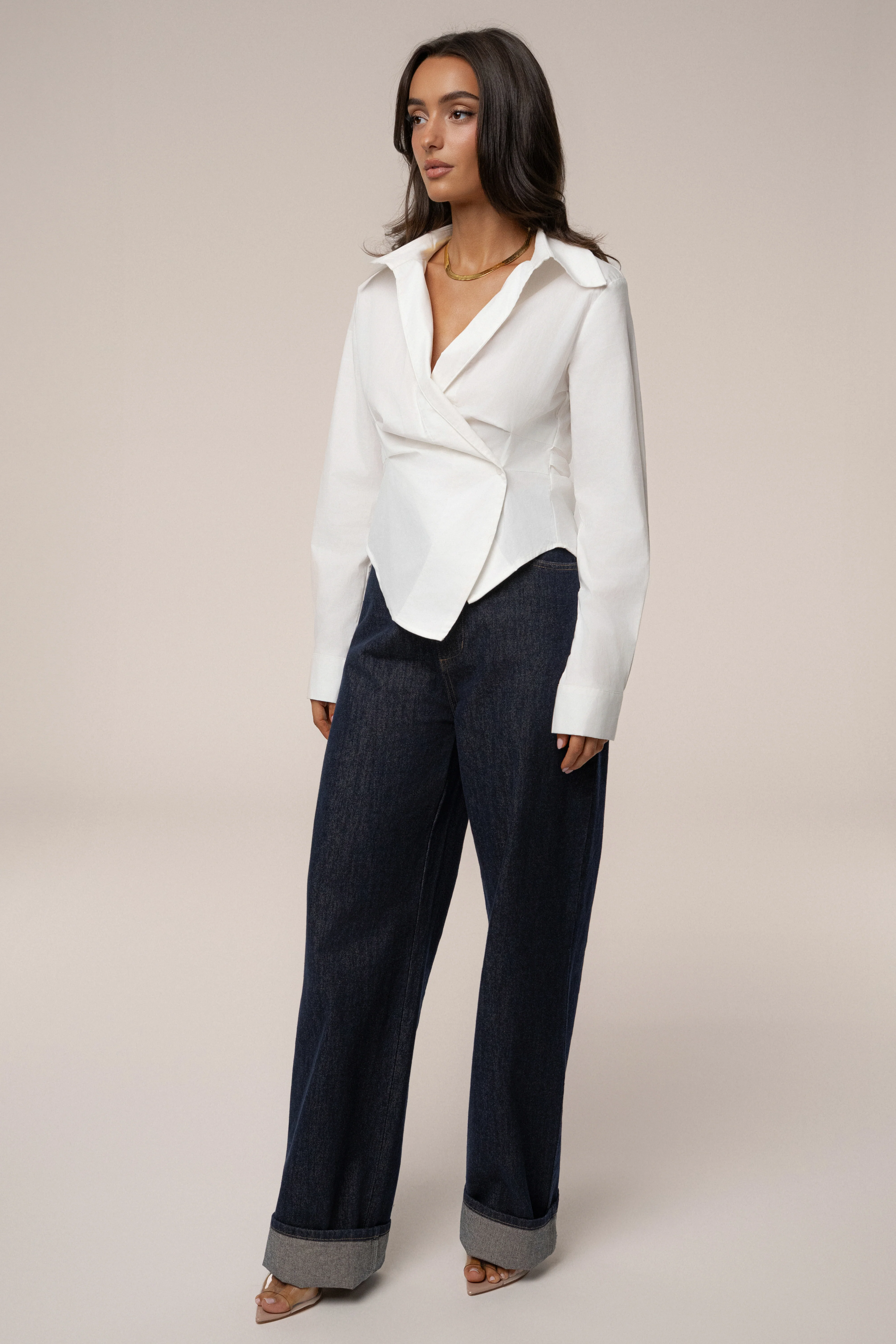 Ivory Sculpt And Form Blouse - Image 6