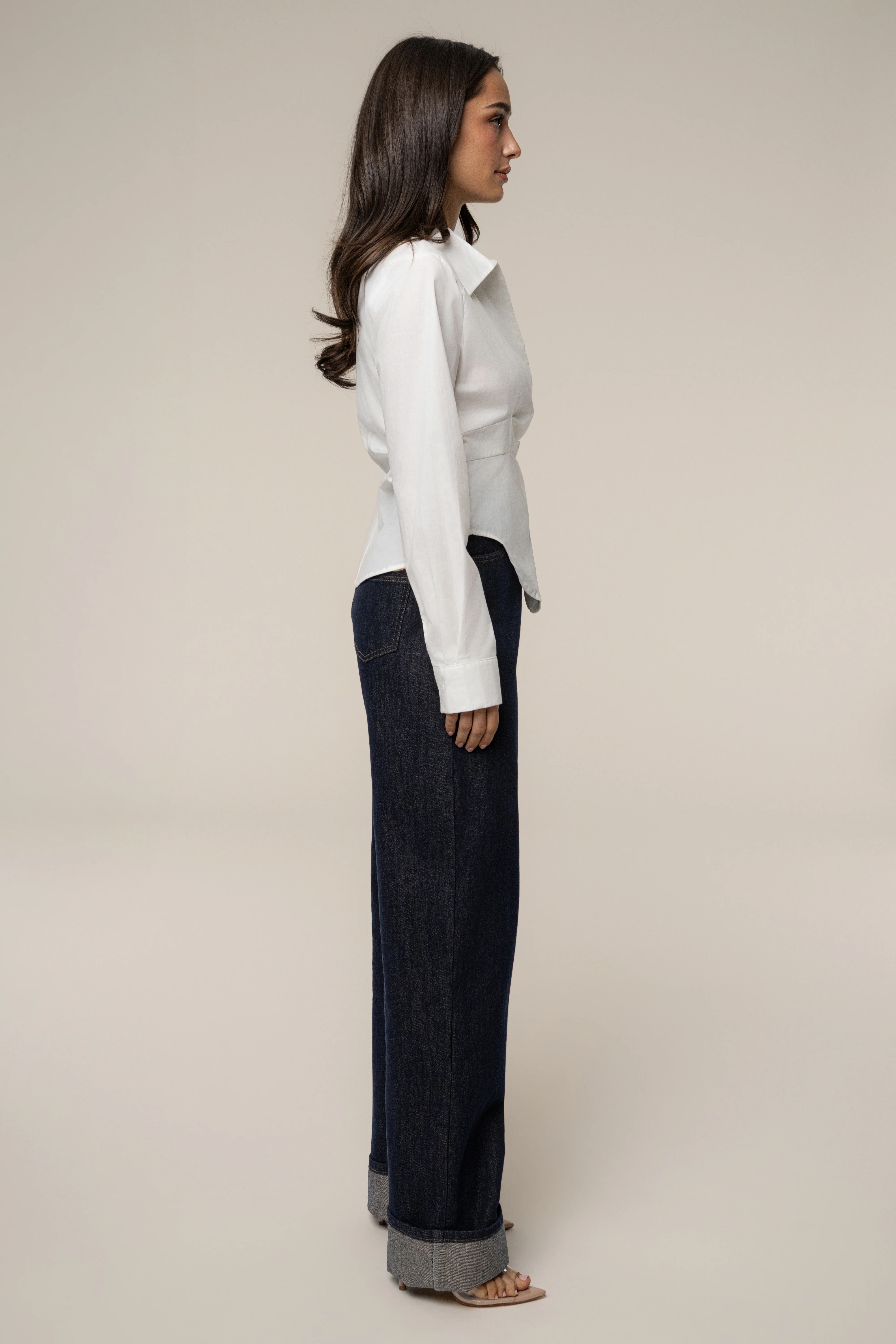 Ivory Sculpt And Form Blouse - Image 8