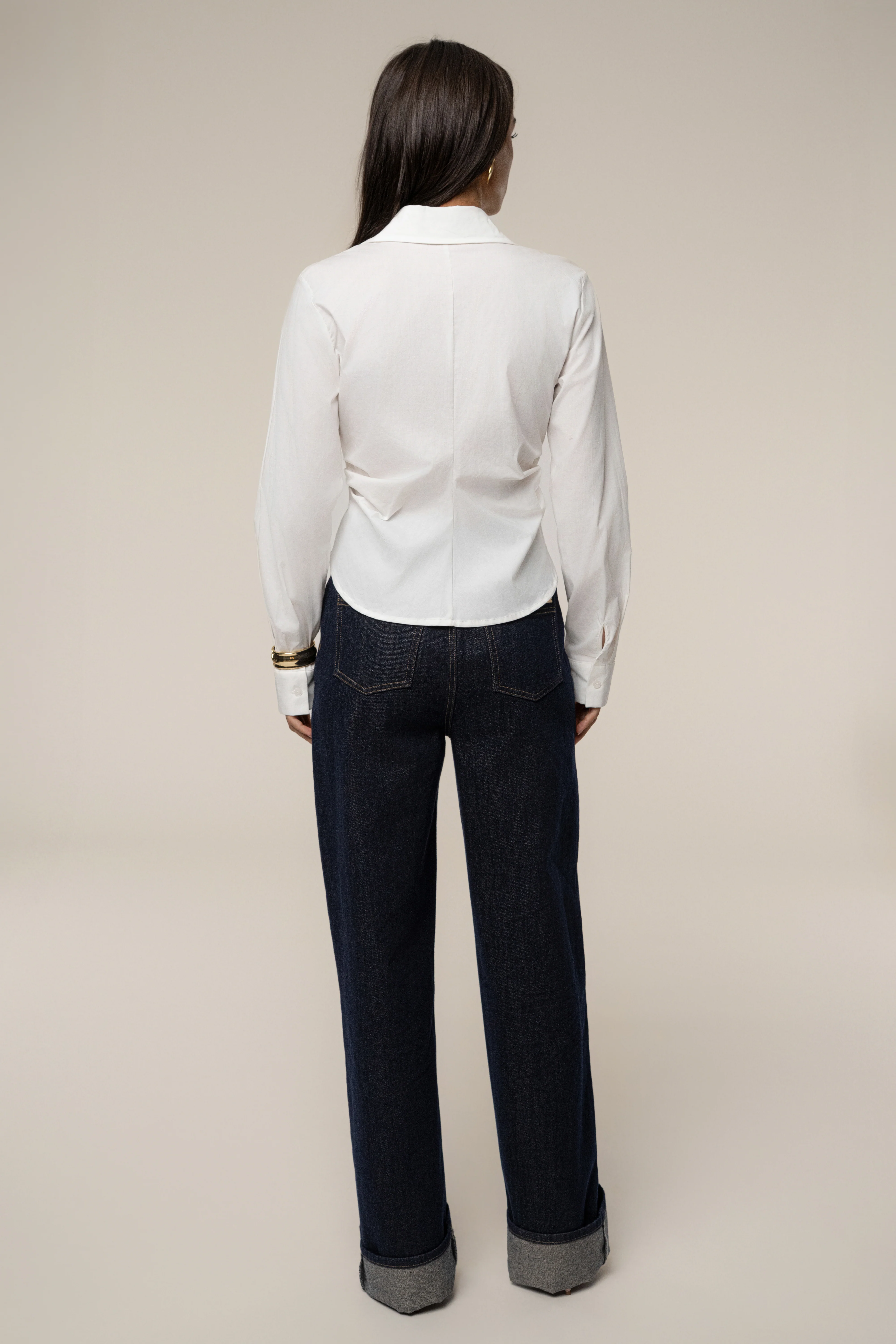 Ivory Sculpt And Form Blouse - Image 9