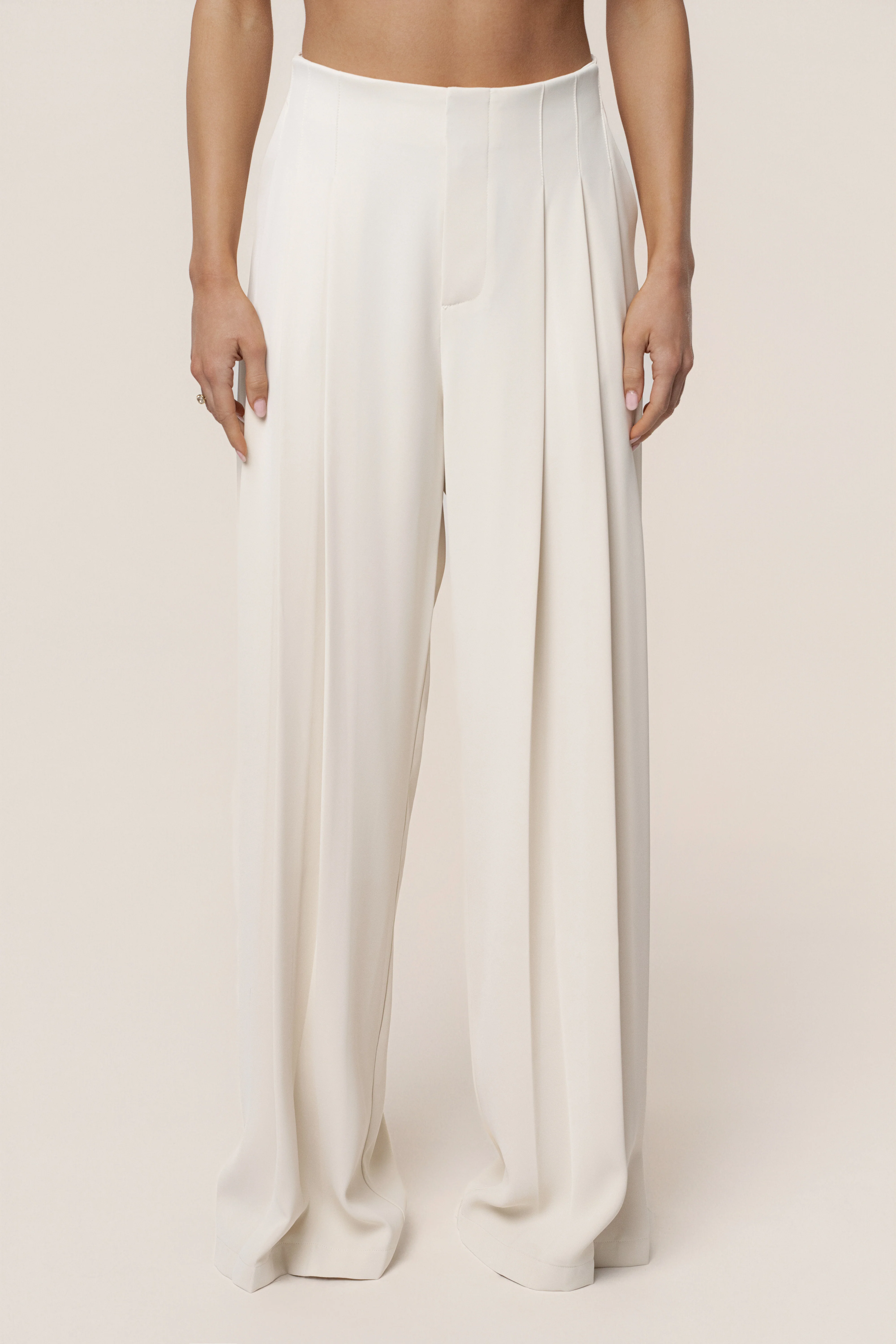 Ivory Signature Elegance Trousers - Image 3