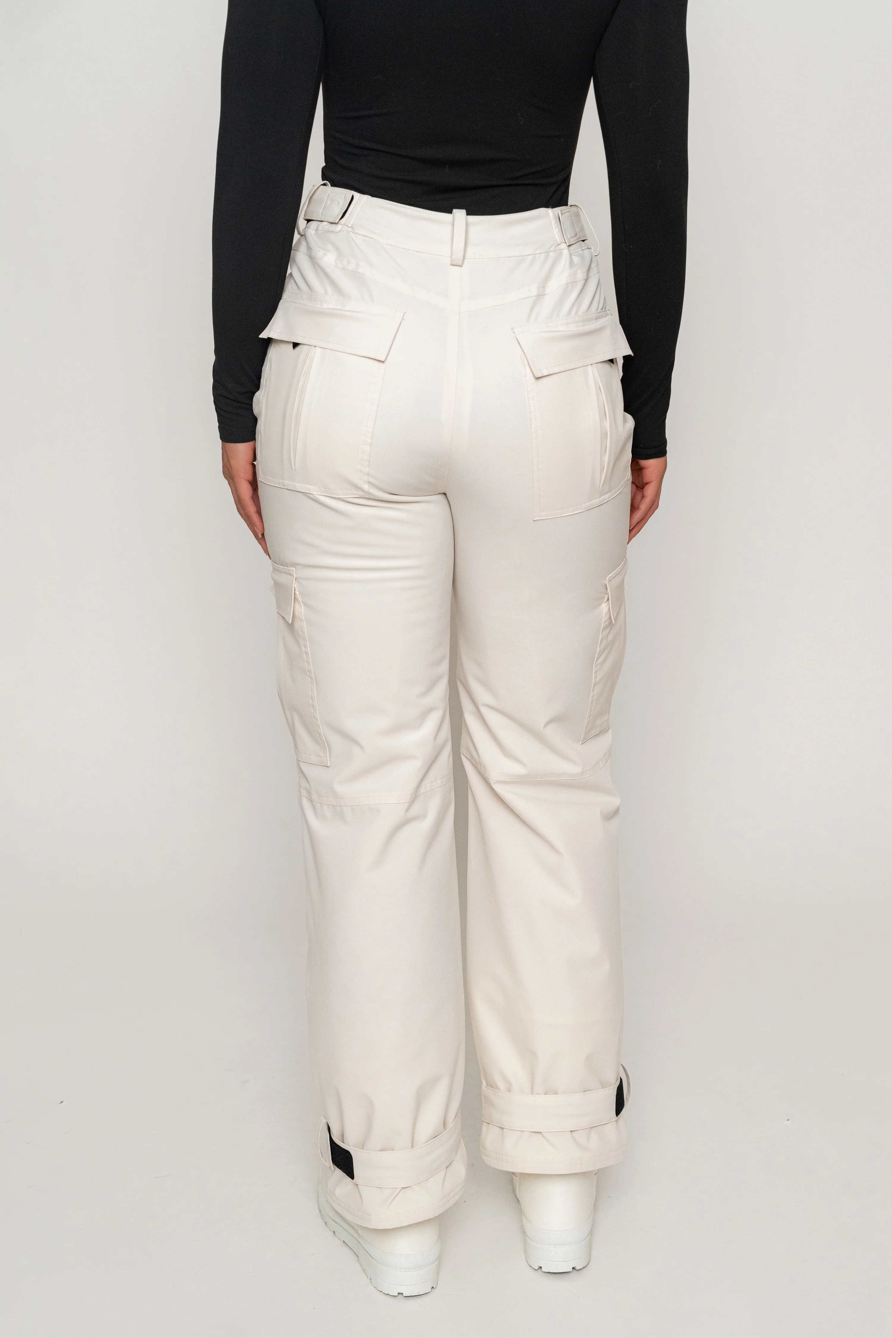 Ivory Snowfall Ski Pants - Image 13