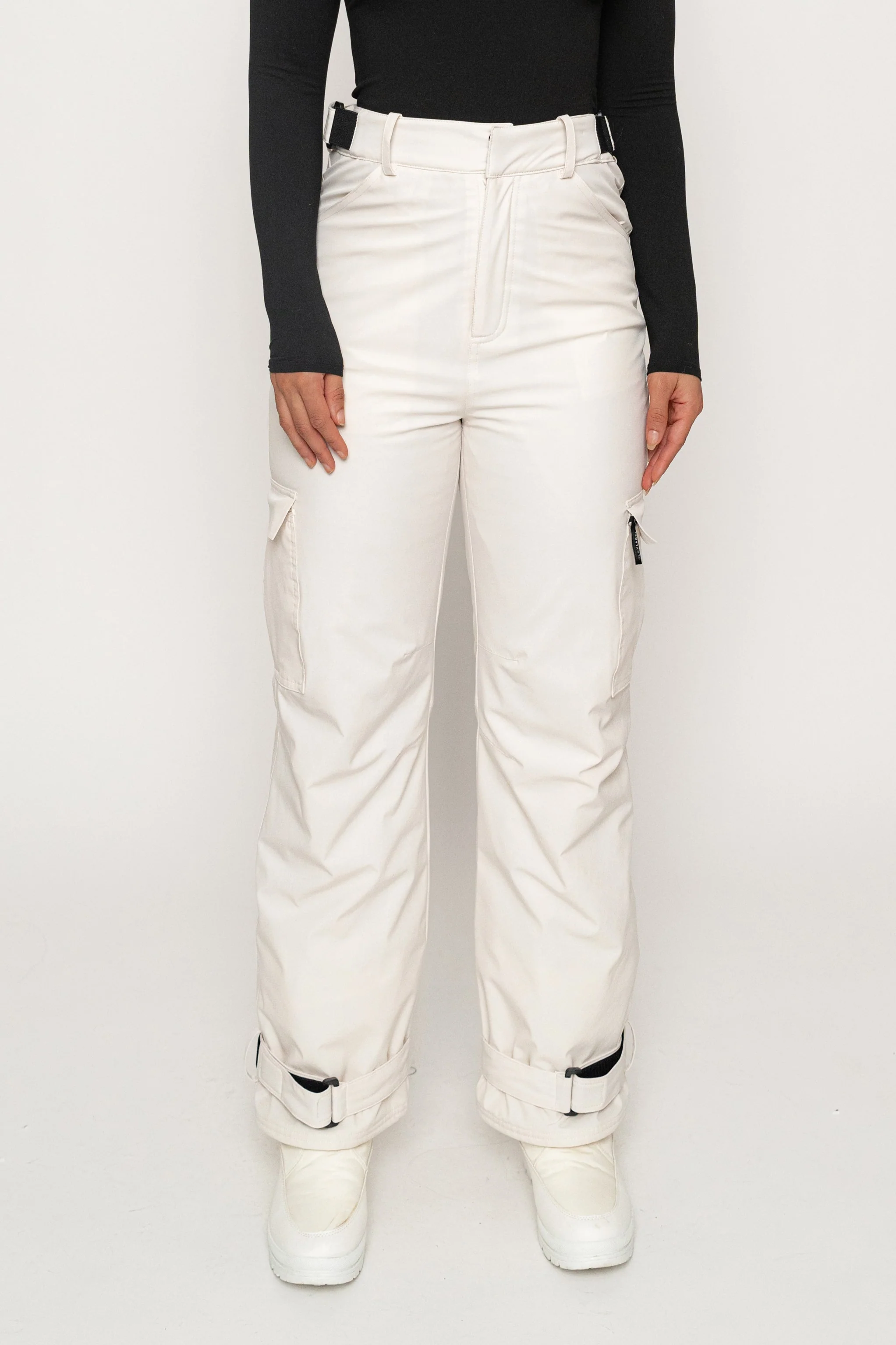 Ivory Snowfall Ski Pants - Image 3